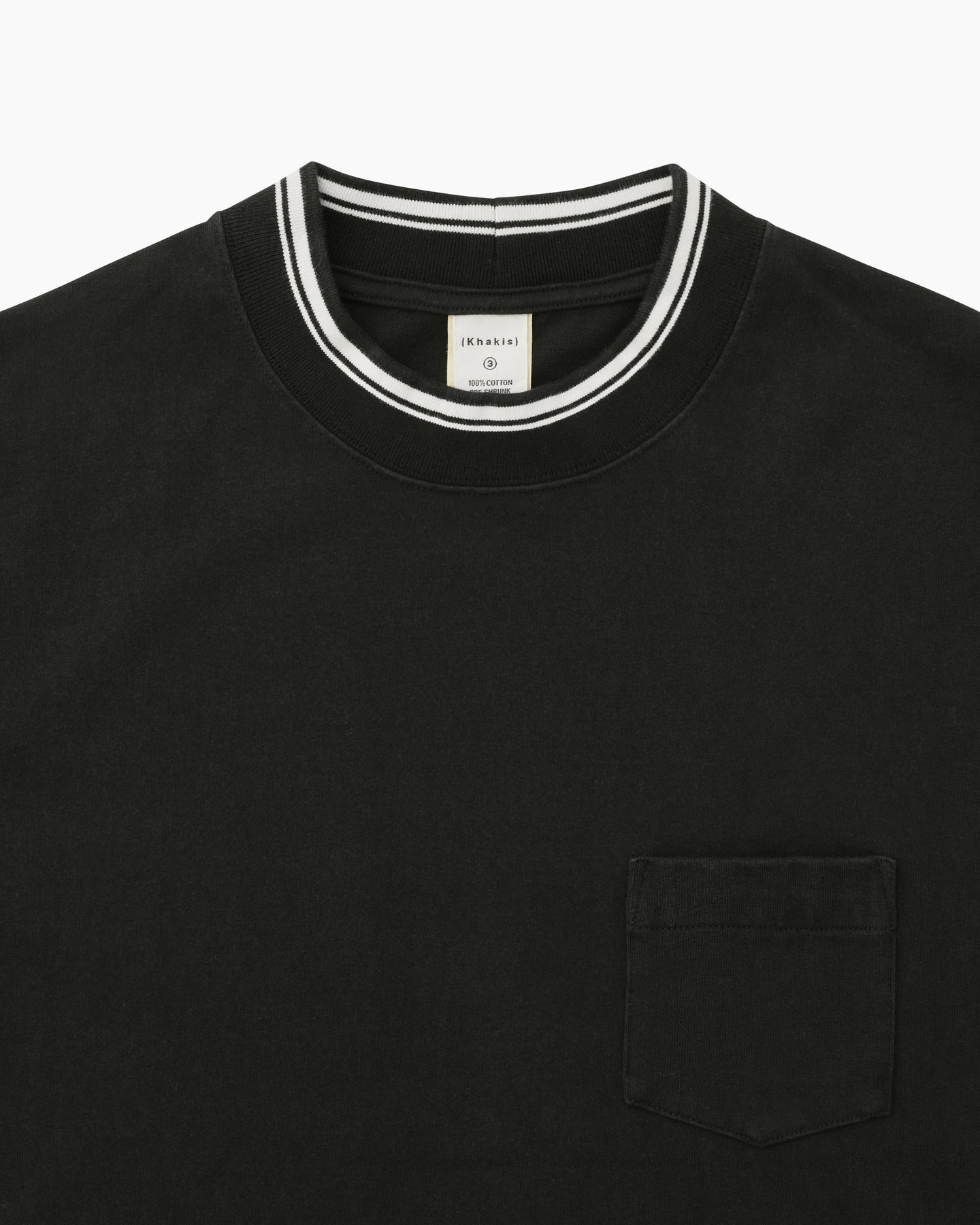 Khakis - Mockneck L/S Tee (Black) product image 2 | TRAB K-Fashion Australia