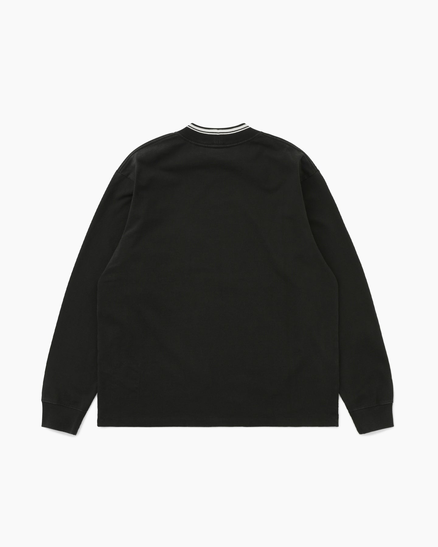Khakis - Mockneck L/S Tee (Black) product image 4 | TRAB K-Fashion Australia