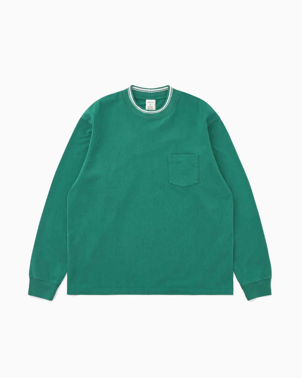 Khakis - Mockneck L/S Tee (Green) product image 1 | TRAB K-Fashion Australia