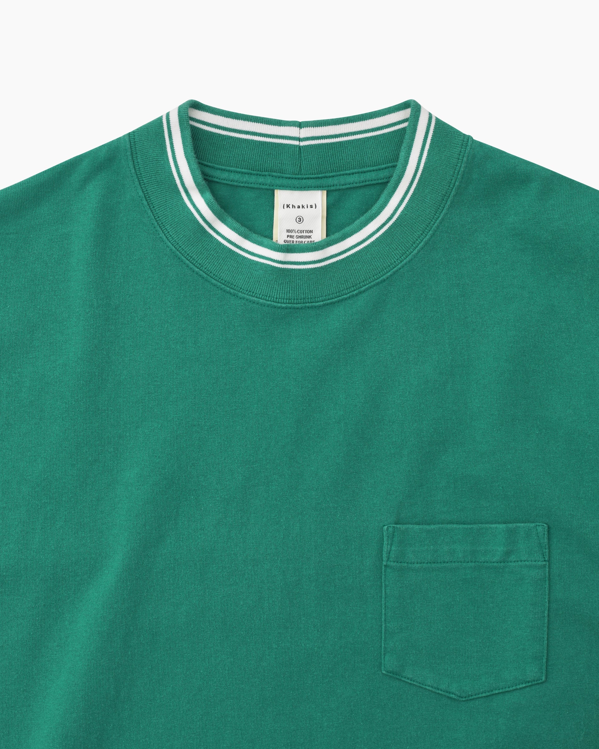 Khakis - Mockneck L/S Tee (Green) product image 2 | TRAB K-Fashion Australia