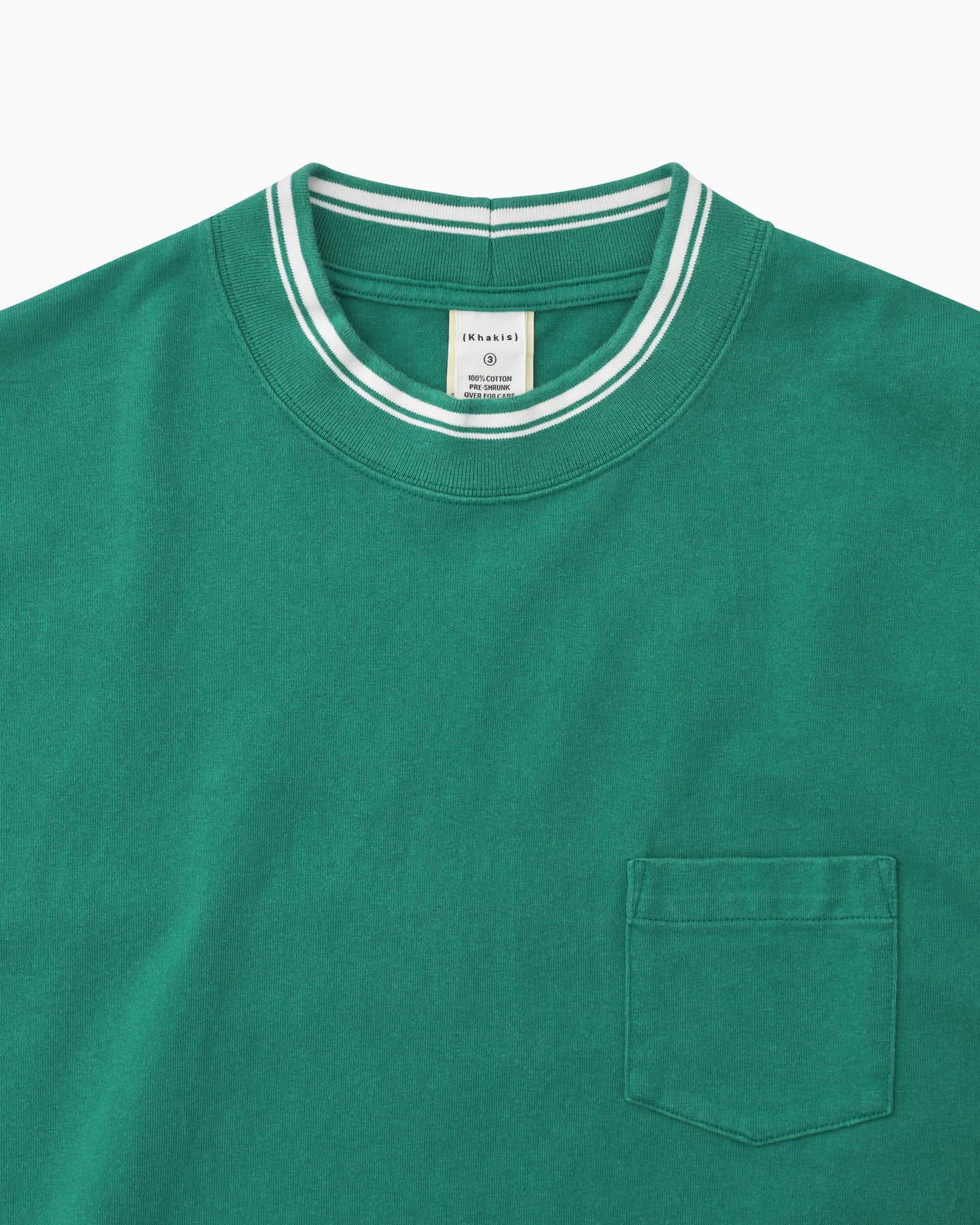 Khakis - Mockneck L/S Tee (Green) product image 2 | TRAB K-Fashion Australia