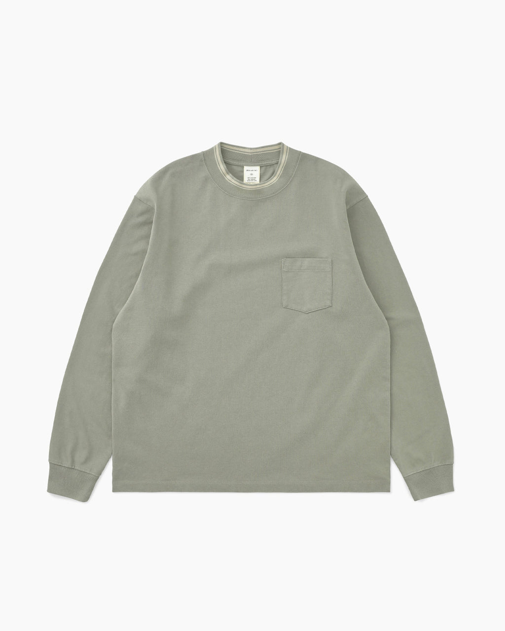 Khakis - Mockneck L/S Tee (Grey) product image 1 | TRAB K-Fashion Australia