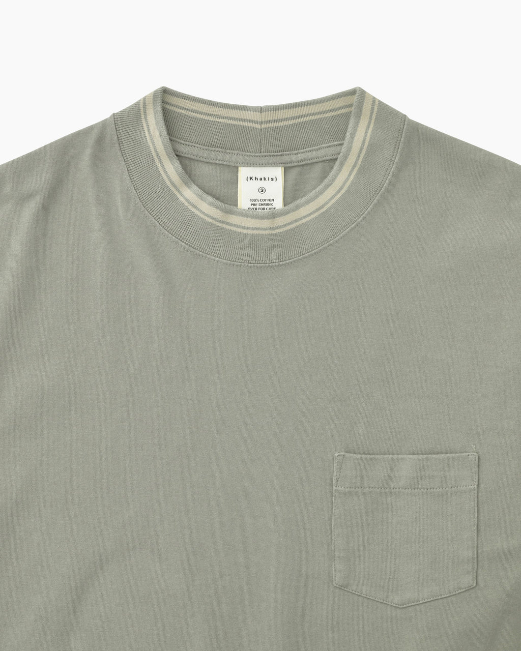 Khakis - Mockneck L/S Tee (Grey) product image 2 | TRAB K-Fashion Australia