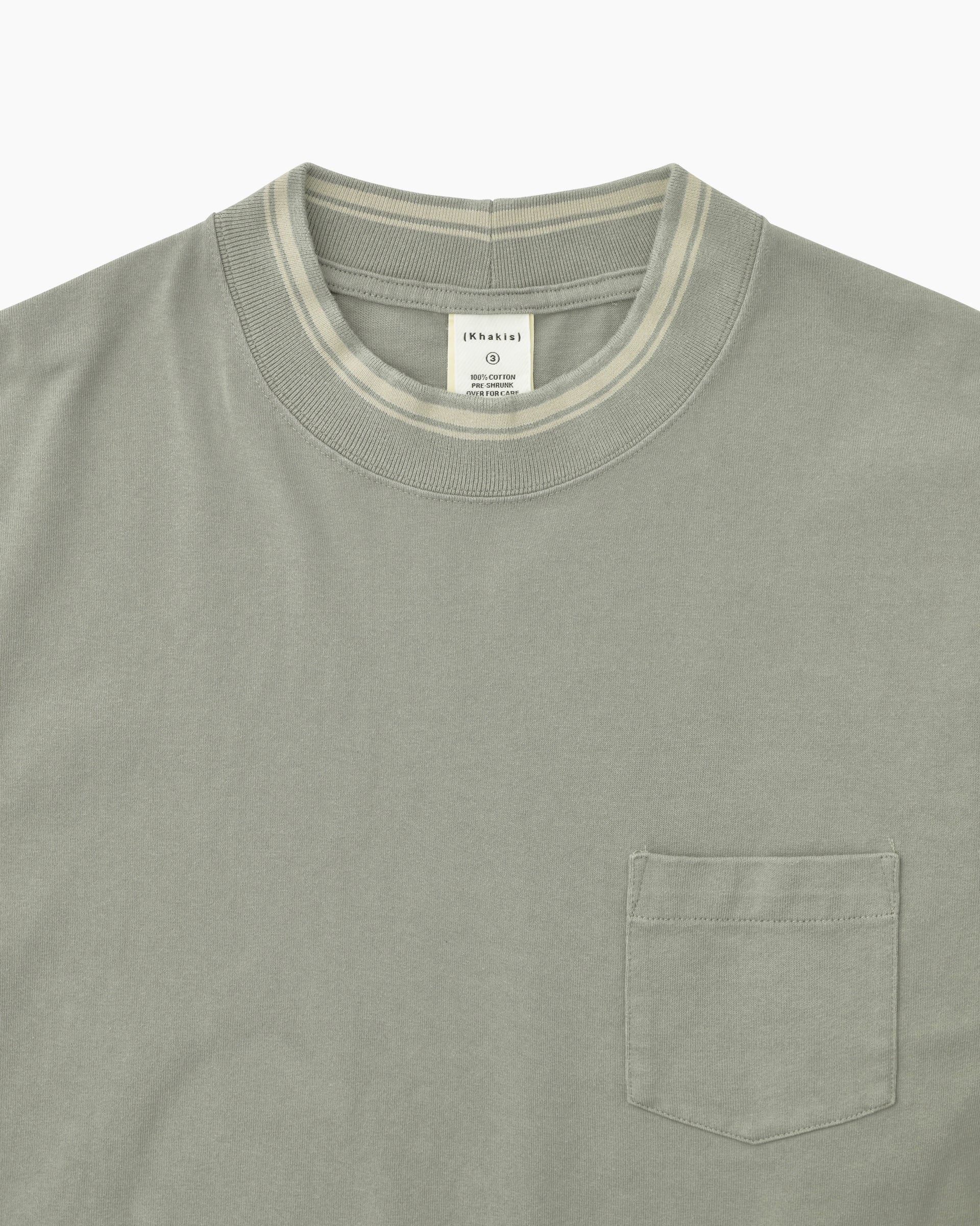 Khakis - Mockneck L/S Tee (Grey) product image 2 | TRAB K-Fashion Australia