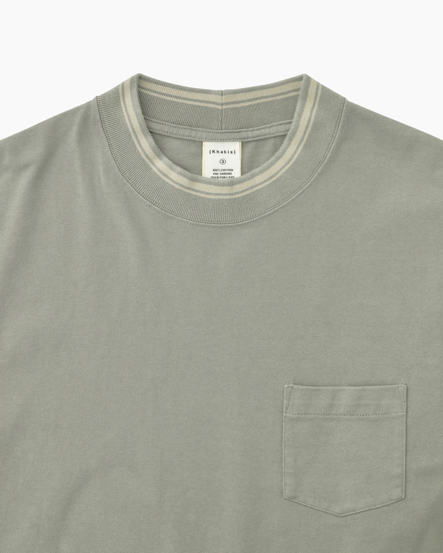 Khakis - Mockneck L/S Tee (Grey) product image 2 | TRAB K-Fashion Australia