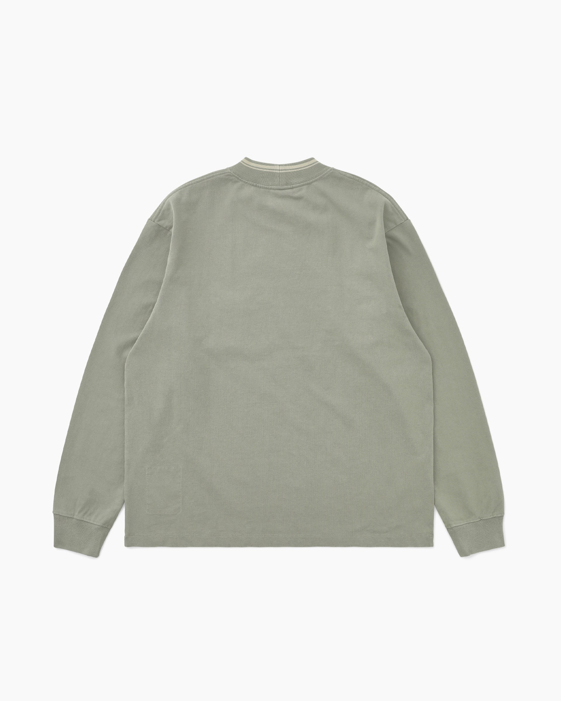 Khakis - Mockneck L/S Tee (Grey) product image 4 | TRAB K-Fashion Australia