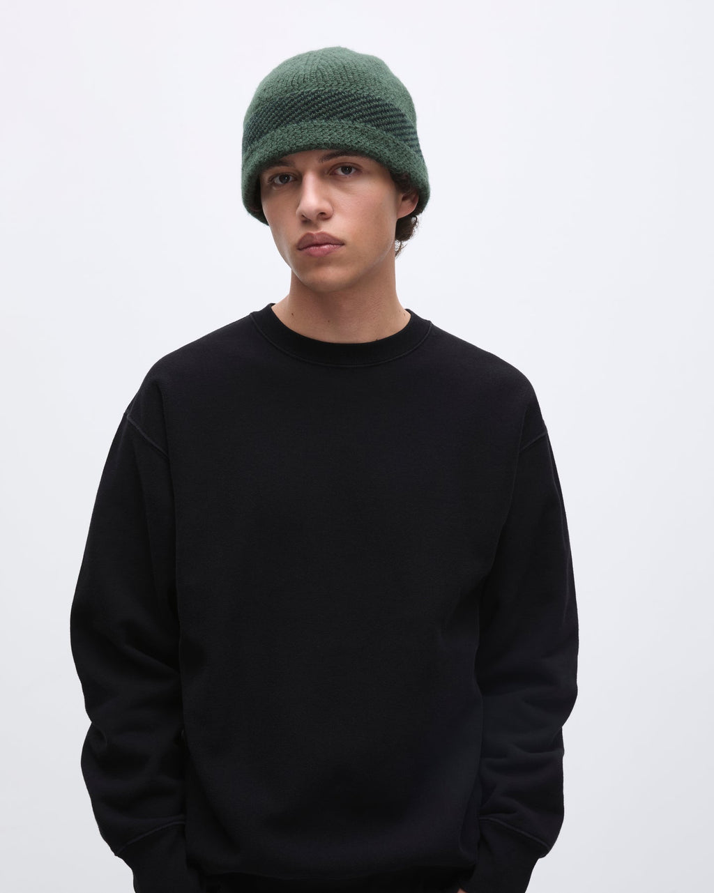 Khakis - Mod Knit Hat Dusty (Green) product image 4 | TRAB K-Fashion Australia