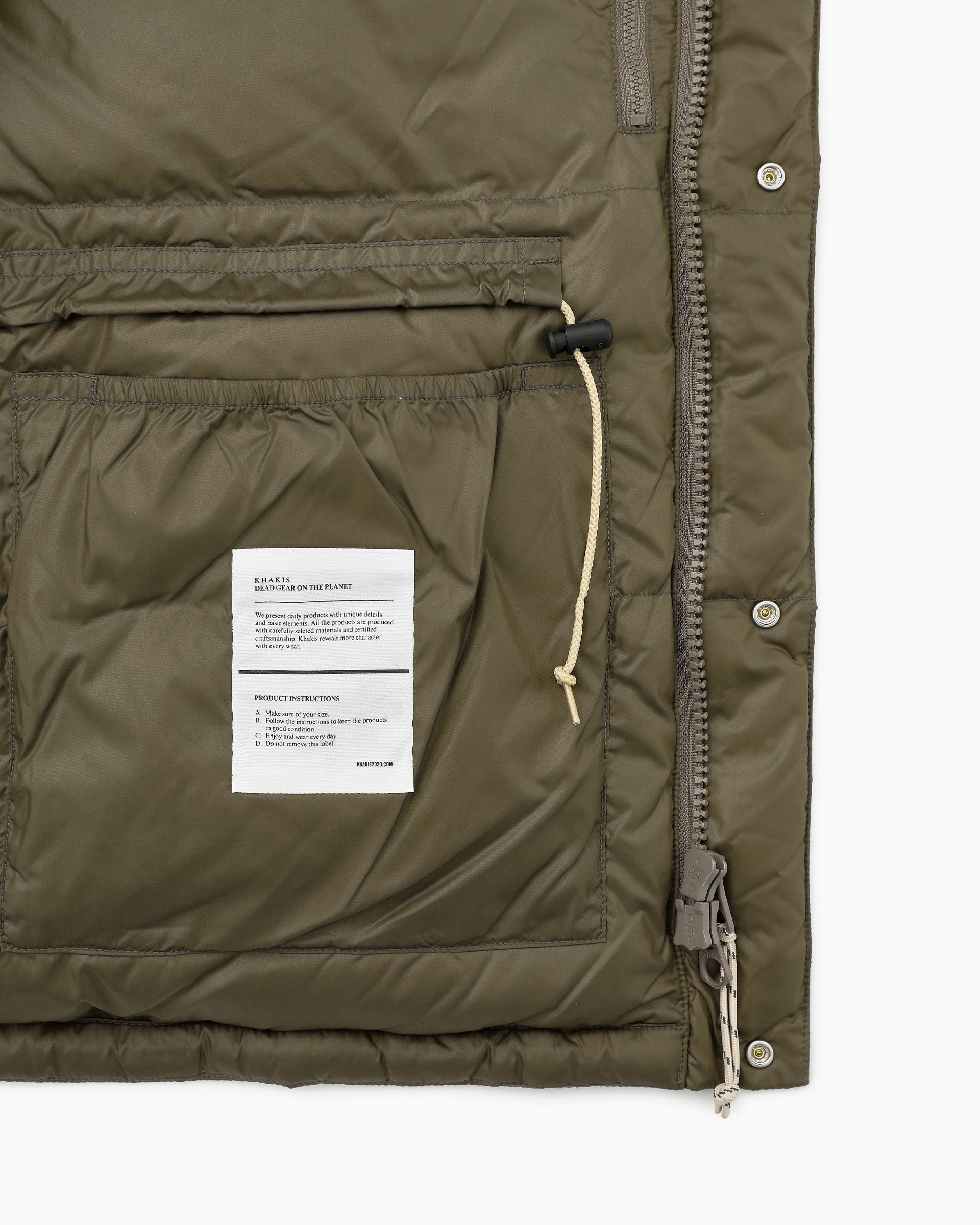 Khakis - Nomad Down Parka (Brown) product image 5 | TRAB K-Fashion Australia