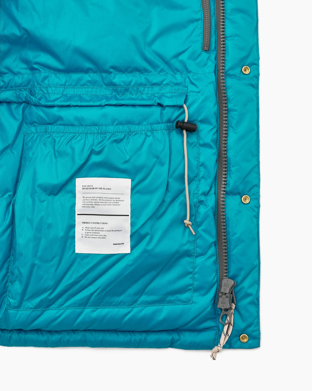 Khakis - Nomad Down Parka (Teal) product image 5 | TRAB K-Fashion Australia