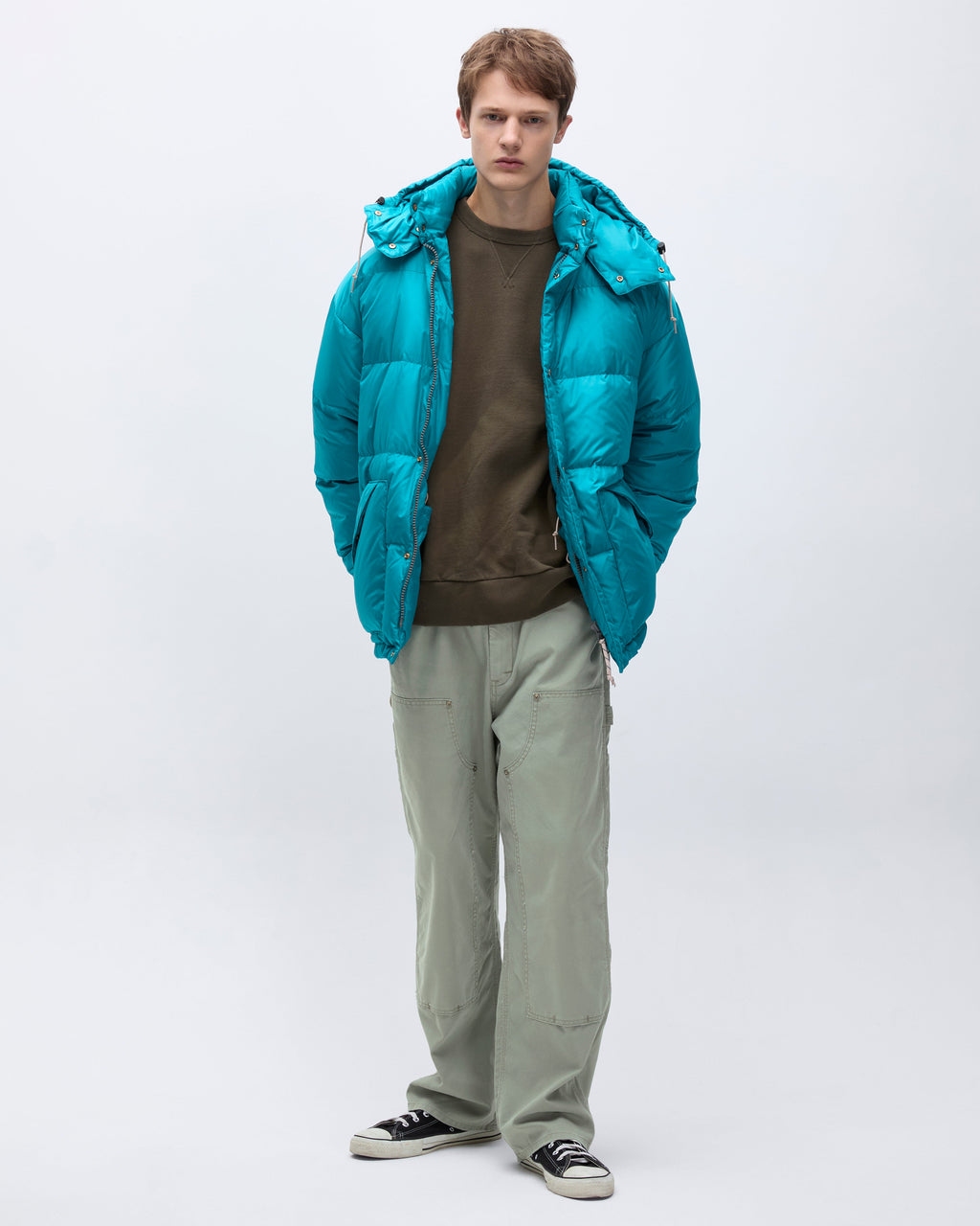 Khakis - Nomad Down Parka (Teal) product image 8 | TRAB K-Fashion Australia
