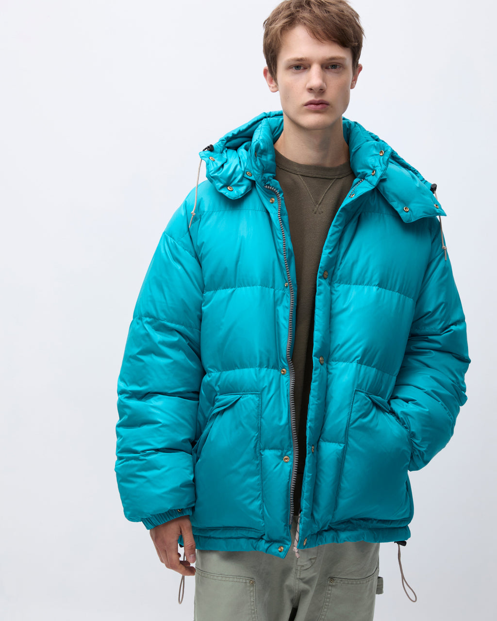 Khakis - Nomad Down Parka (Teal) product image 7 | TRAB K-Fashion Australia