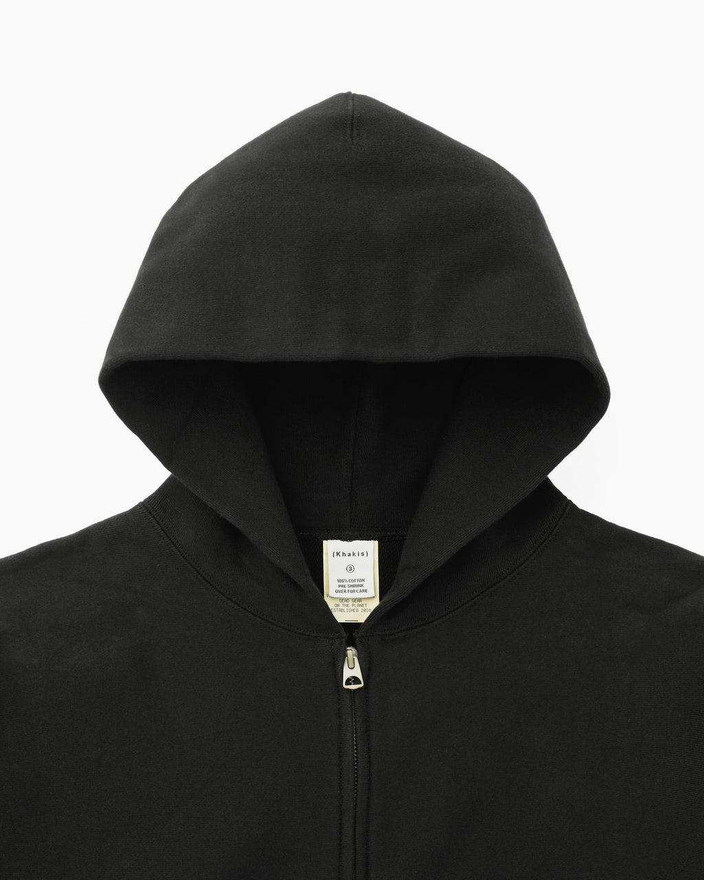 Khakis - Original Full Zip Hoodie (Black) product image 2 | TRAB K-Fashion Australia