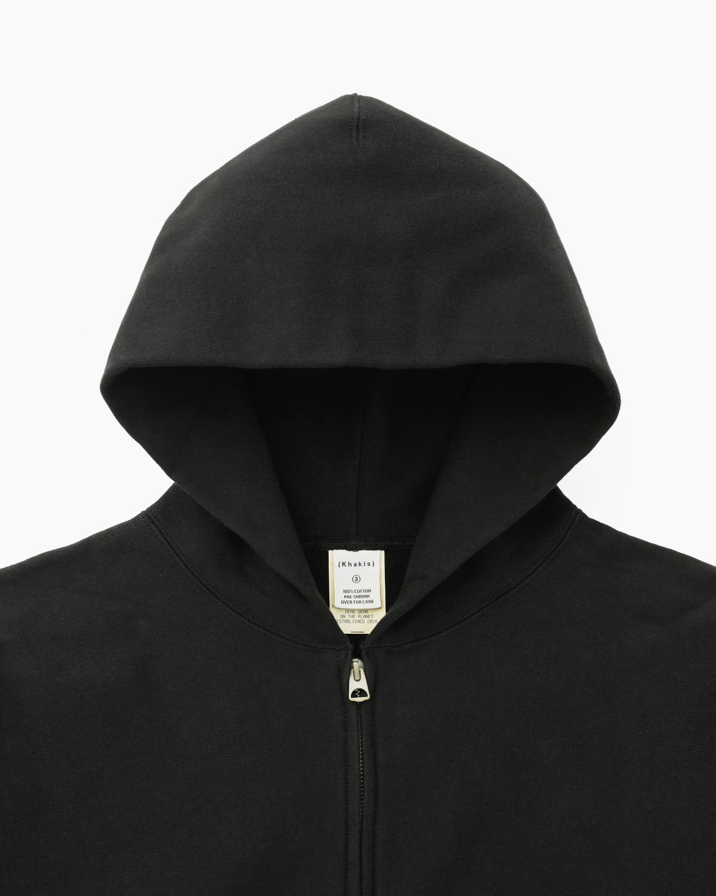 Khakis - Original Full Zip Hoodie (Black) product image 2 | TRAB K-Fashion Australia