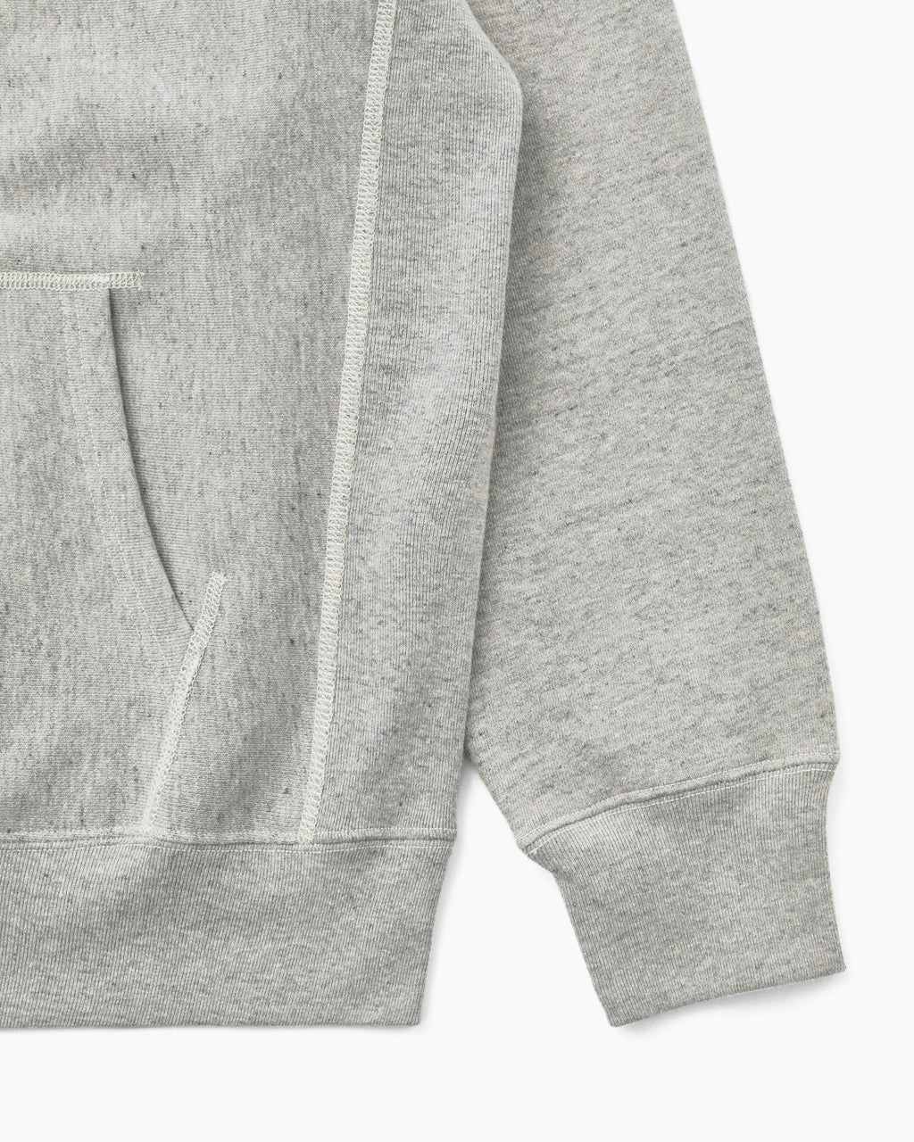 Khakis - Original Full Zip Hoodie (Heather Grey) product image 3 | TRAB K-Fashion Australia