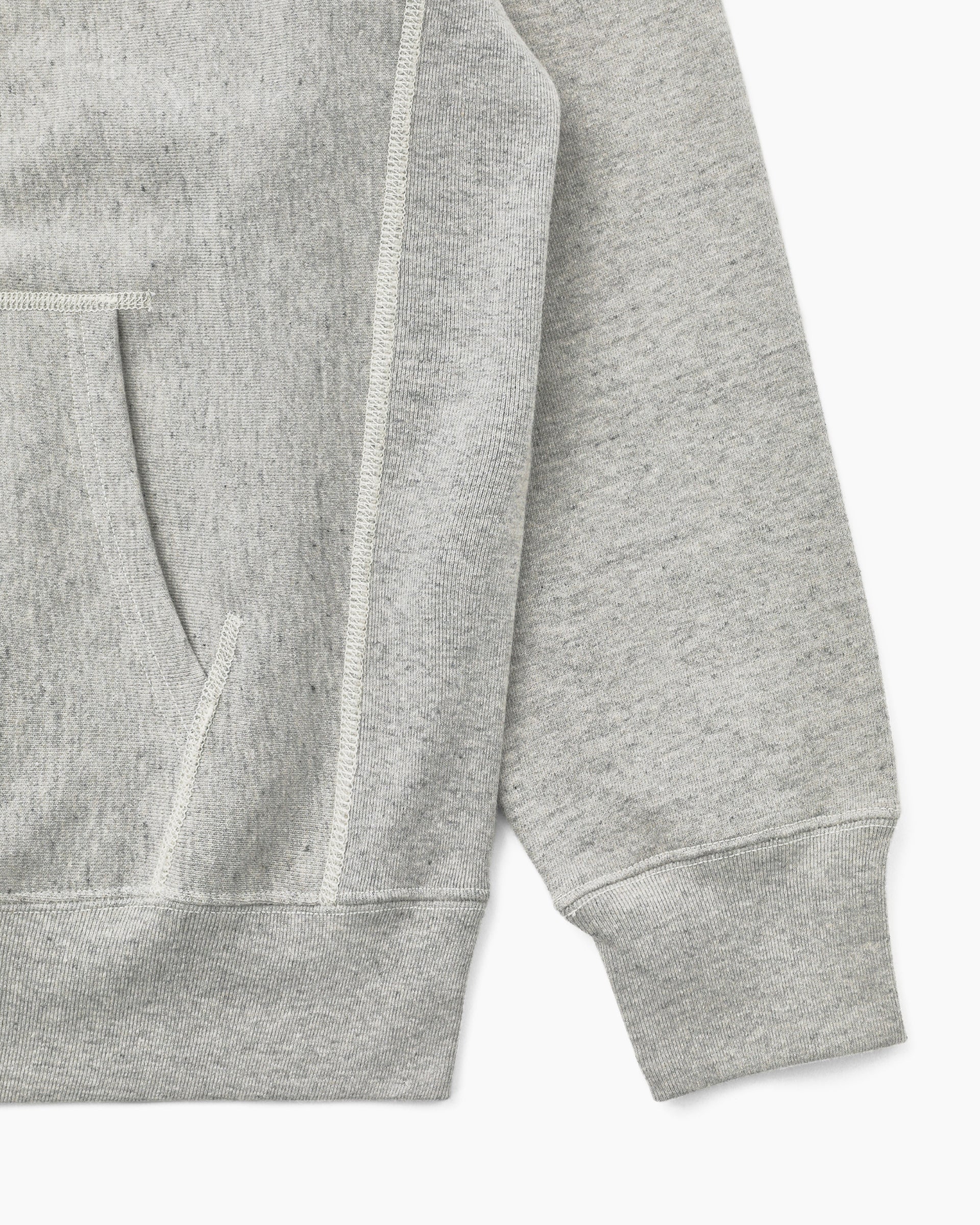 Khakis - Original Full Zip Hoodie (Heather Grey) product image 3 | TRAB K-Fashion Australia