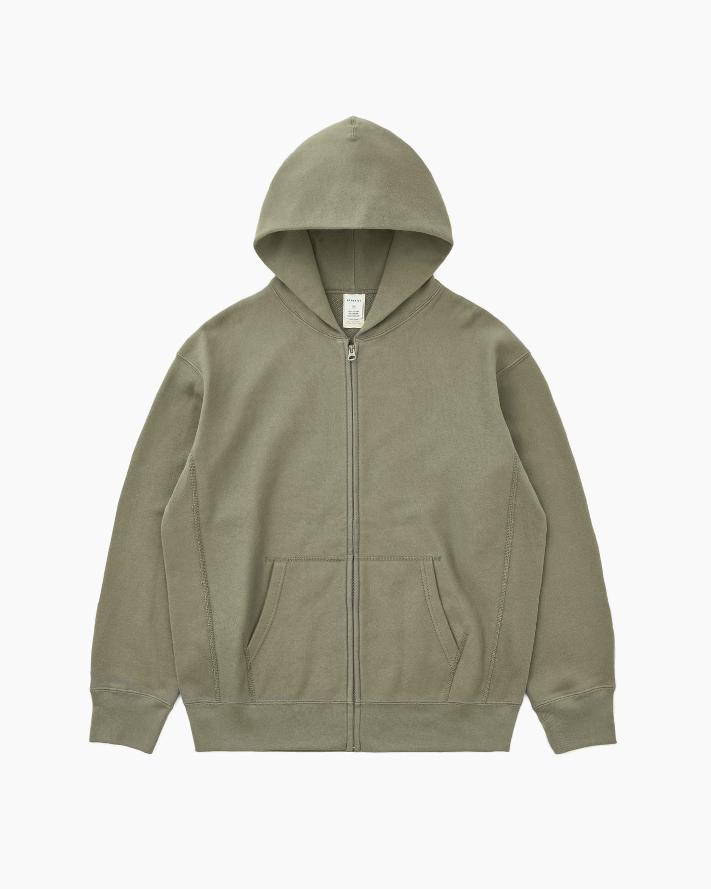 Khakis - Original Full Zip Hoodie (Olive) product image 1 | TRAB K-Fashion Australia