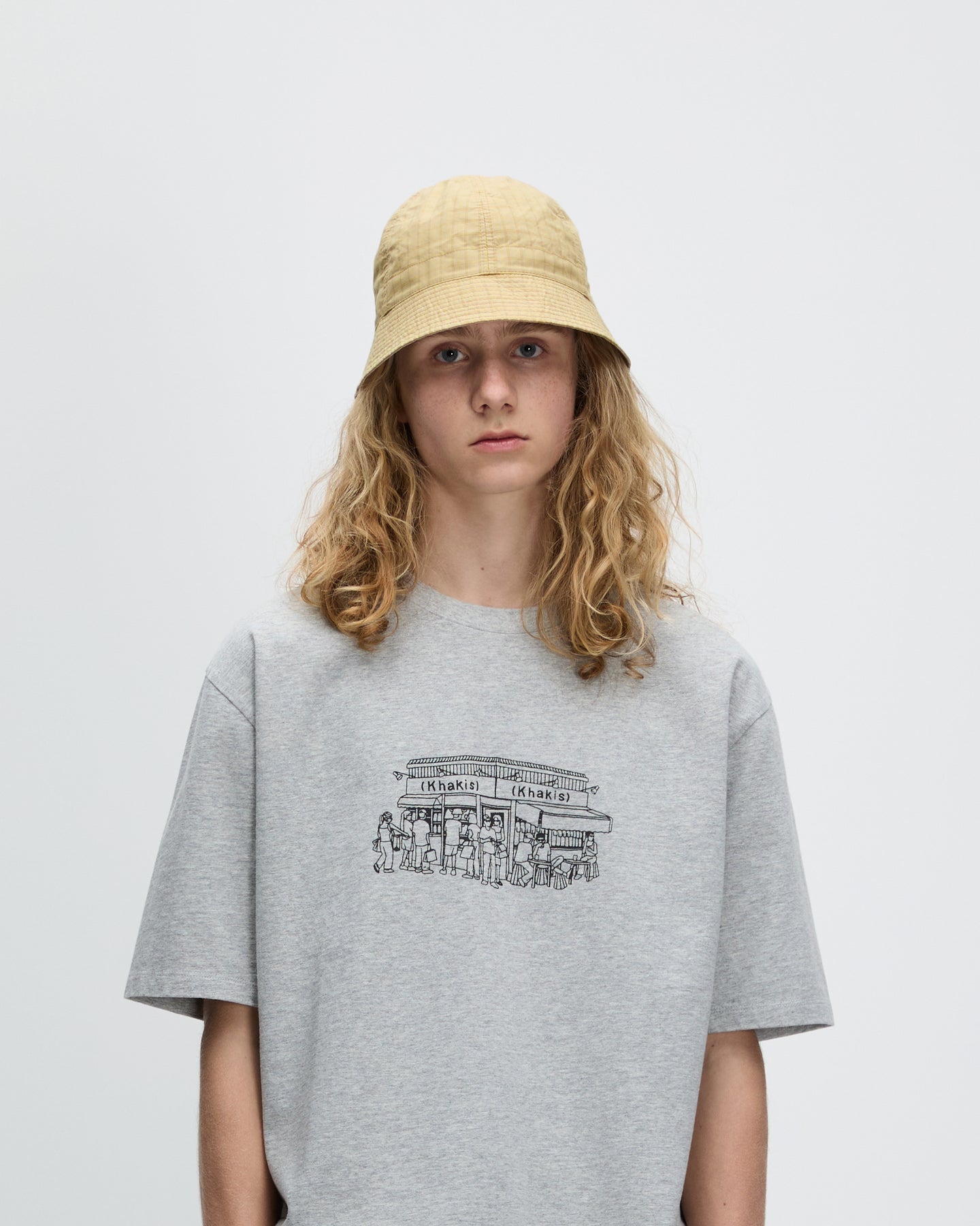 Khakis - Otto Bucket Hat (Yellow) product image 3 | TRAB K-Fashion Australia
