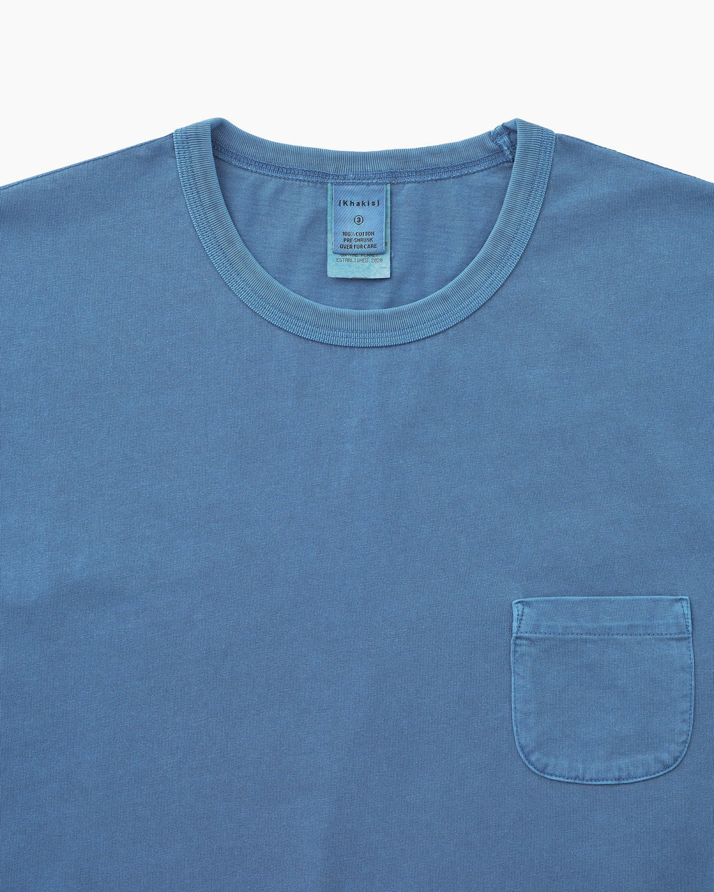 Khakis - Overdyed Pocket Tee (Blue) product image 2 | TRAB K-Fashion Australia