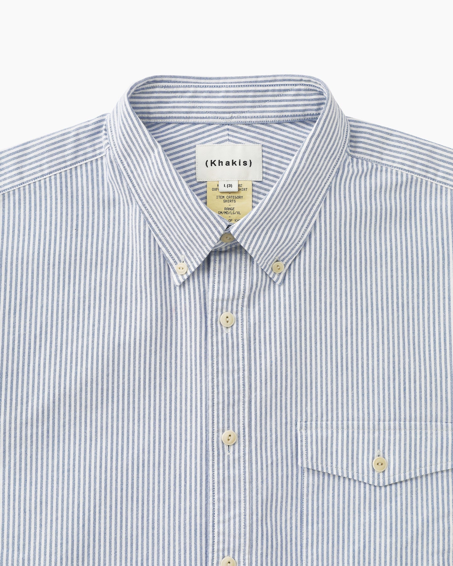 Khakis - Oxford Club Shirt Blue Stripe product image 2 | TRAB K-Fashion Australia