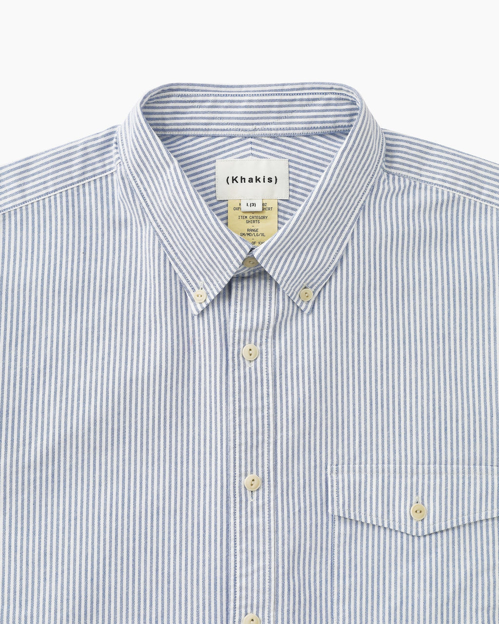 Khakis - Oxford Club Shirt (Blue Stripe) product image 2 | TRAB K-Fashion Australia
