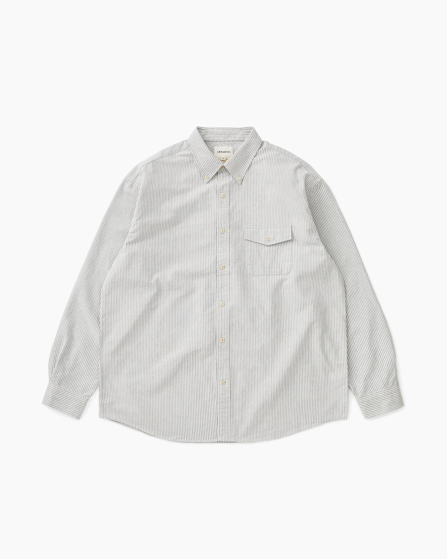 Khakis - Oxford Club Shirt (Grey Stripe) product image 1 | TRAB K-Fashion Australia