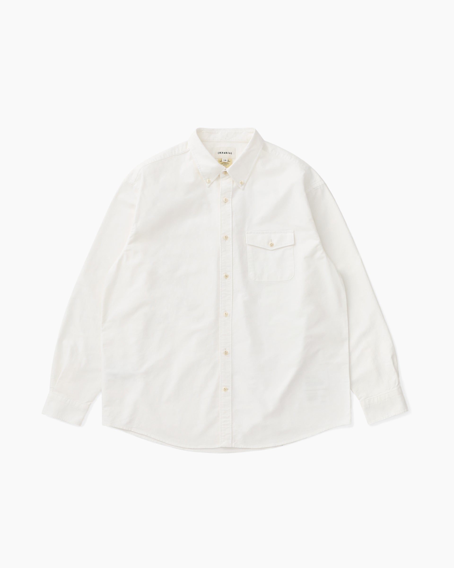 Khakis - Oxford Club Shirt (White) product image 1 | TRAB K-Fashion Australia
