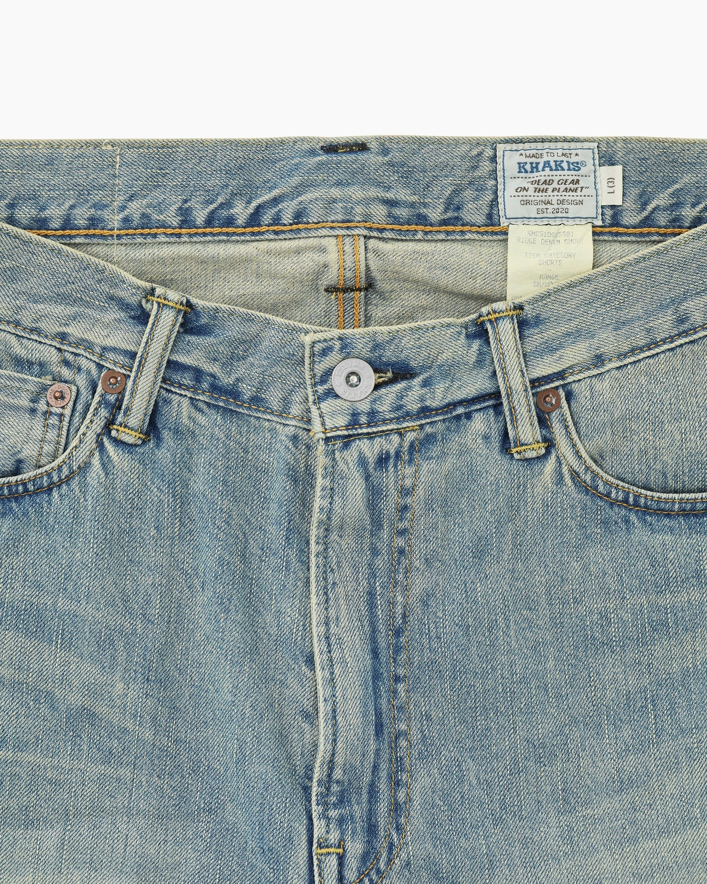 Khakis - Ridge Denim Short (Light Blue) product image 2 | TRAB K-Fashion Australia