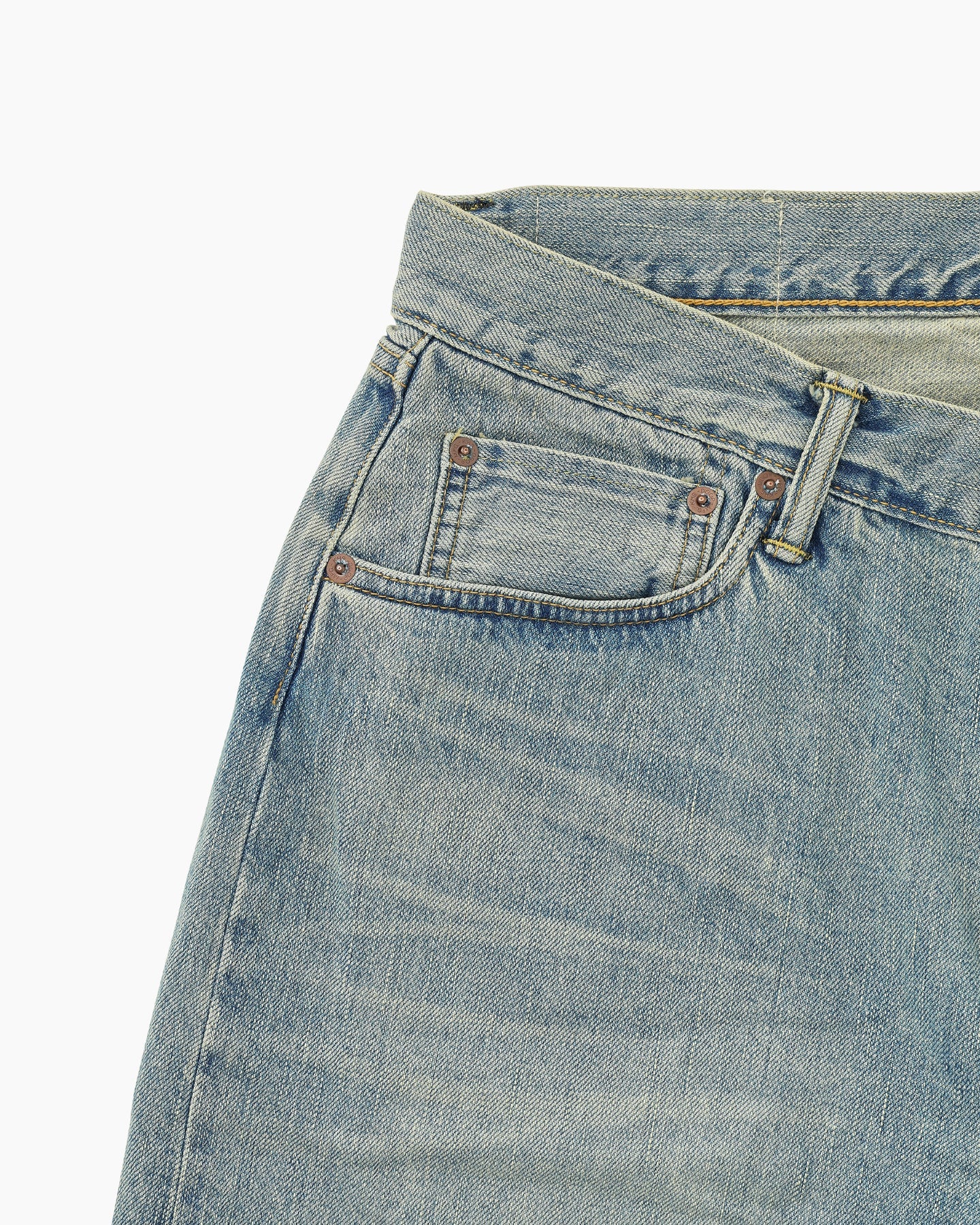 Khakis - Ridge Denim Short (Light Blue) product image 3 | TRAB K-Fashion Australia