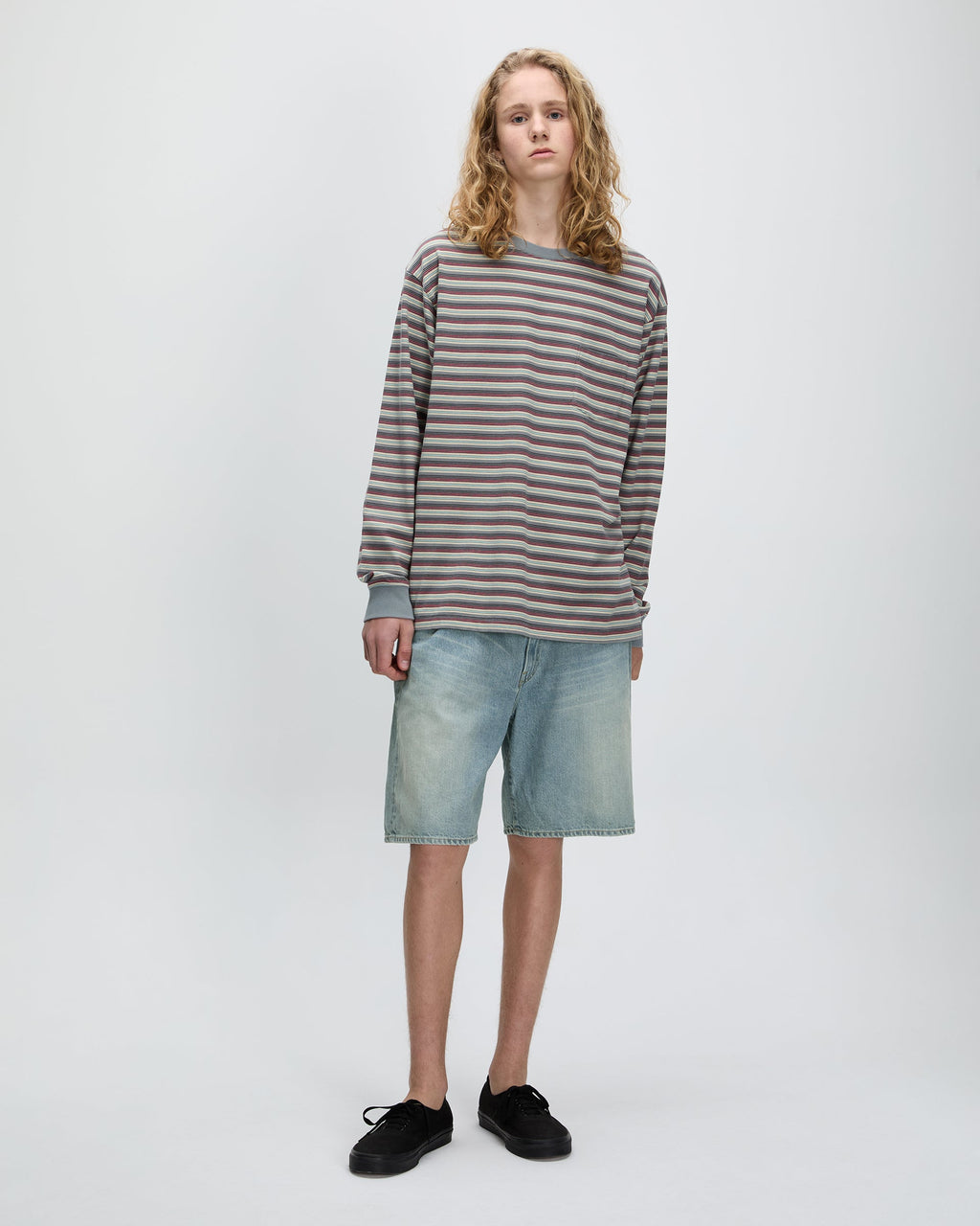 Khakis - Ridge Denim Short (Light Blue) product image 6 | TRAB K-Fashion Australia