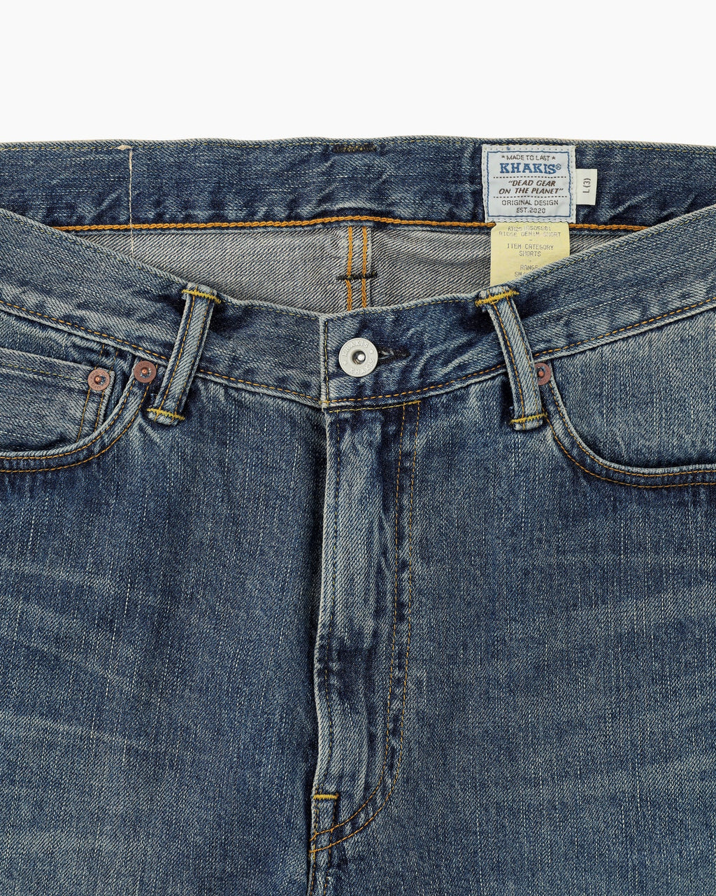 Khakis - Ridge Denim Short (Mid Blue) product image 2 | TRAB K-Fashion Australia