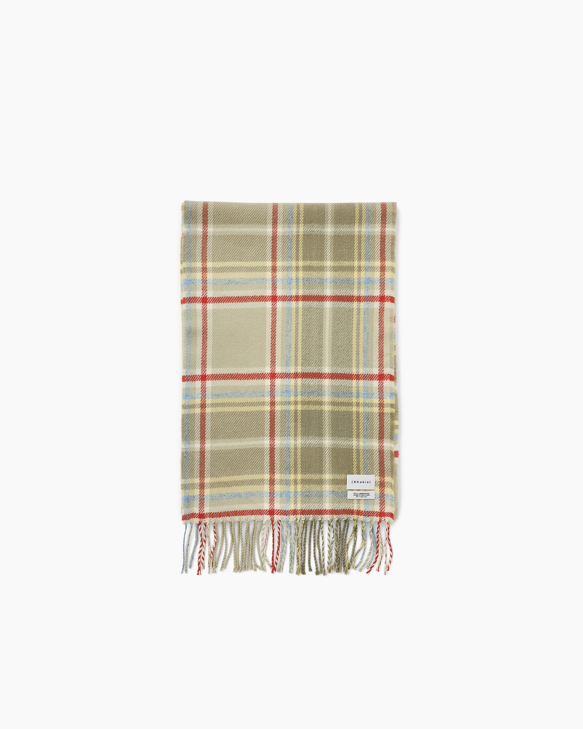 Khakis - Scotch Plaid Muffler (Pebble) product image 1 | TRAB K-Fashion Australia