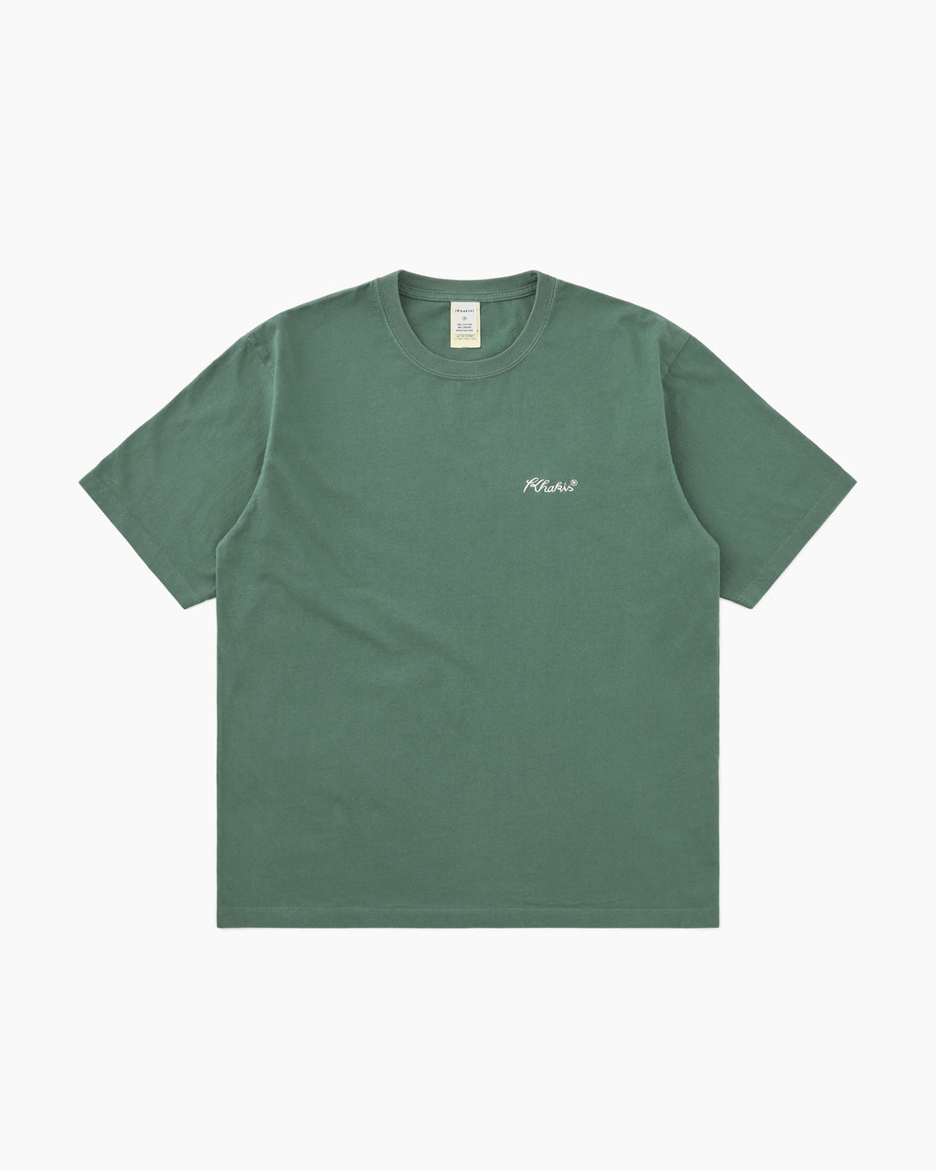 Khakis - Script Logo S/S Tee (Dusty Green) product image 1 | TRAB K-Fashion Australia