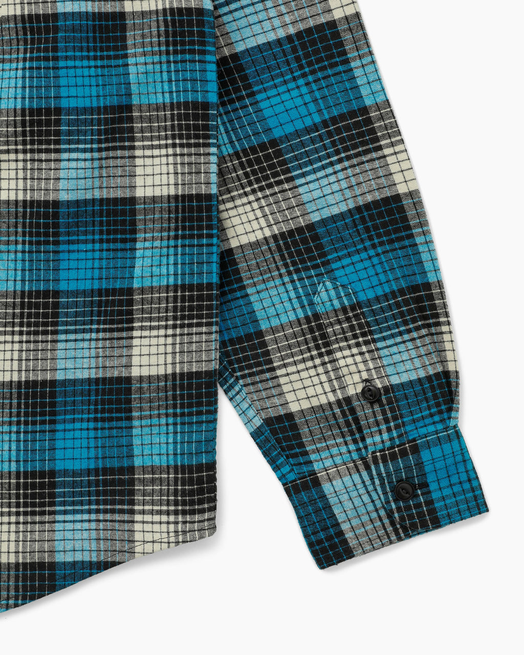 Khakis - Shadow Check Flannel Shirt (Blue) product image 4 | TRAB K-Fashion Australia