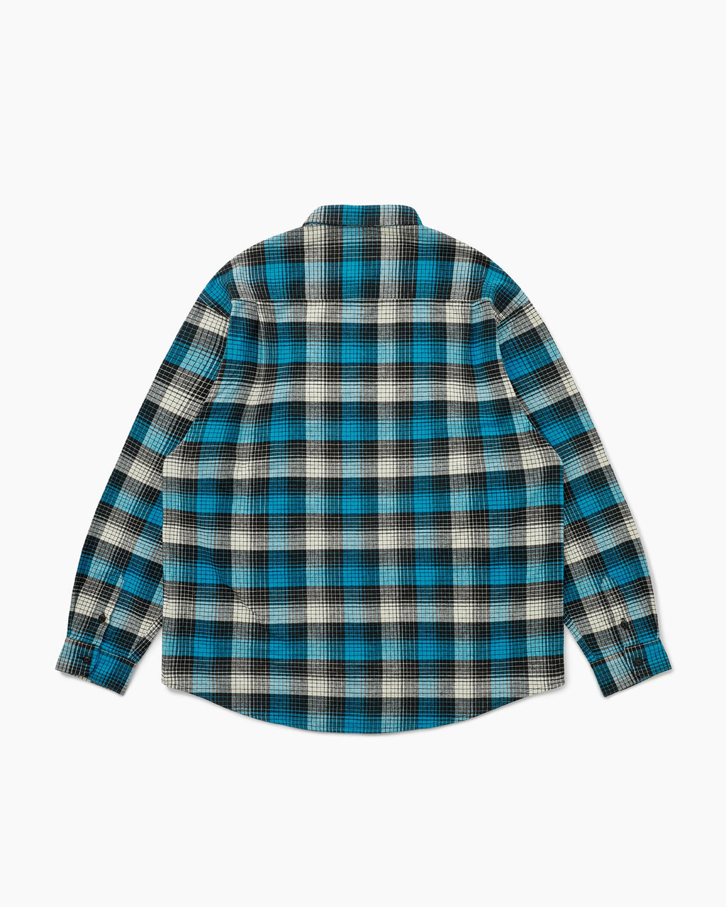 Khakis - Shadow Check Flannel Shirt (Blue) product image 5 | TRAB K-Fashion Australia