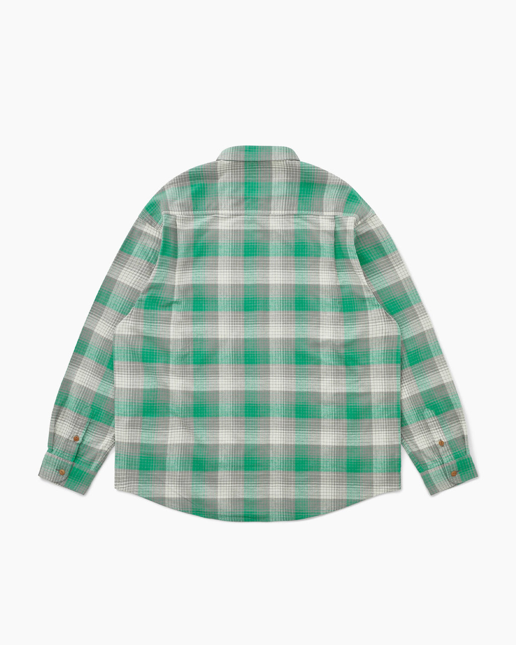Khakis - Shadow Check Flannel Shirt (Green) product image 5 | TRAB K-Fashion Australia