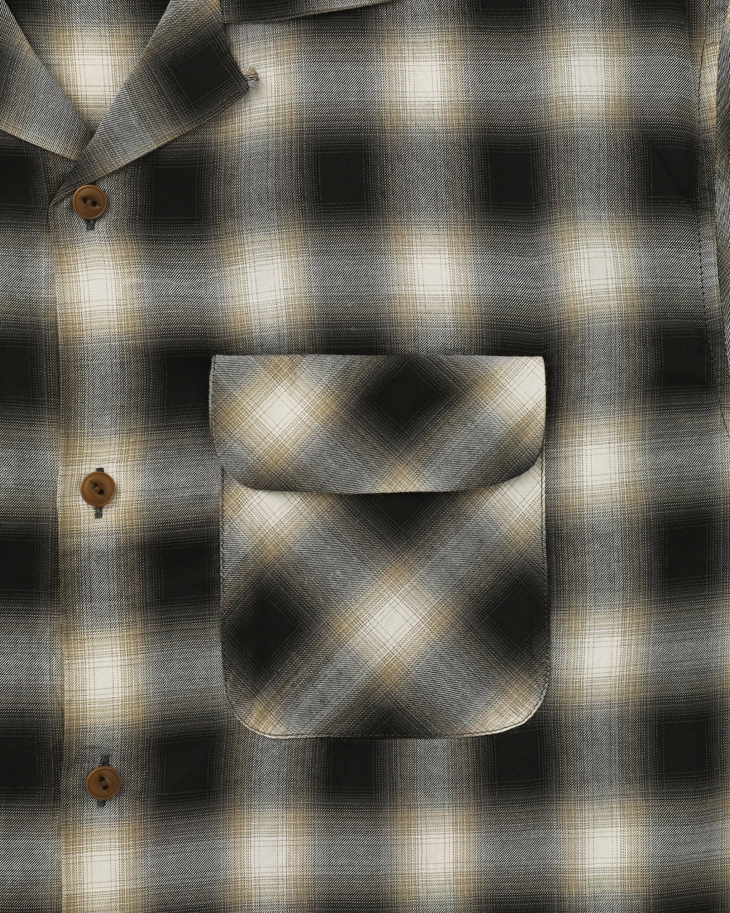 Khakis - Shadow Plaid S/S Shirt (Bark) product image 3 | TRAB K-Fashion Australia