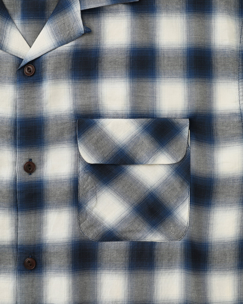 Khakis - Shadow Plaid S/S Shirt (Blue) product image 3 | TRAB K-Fashion Australia