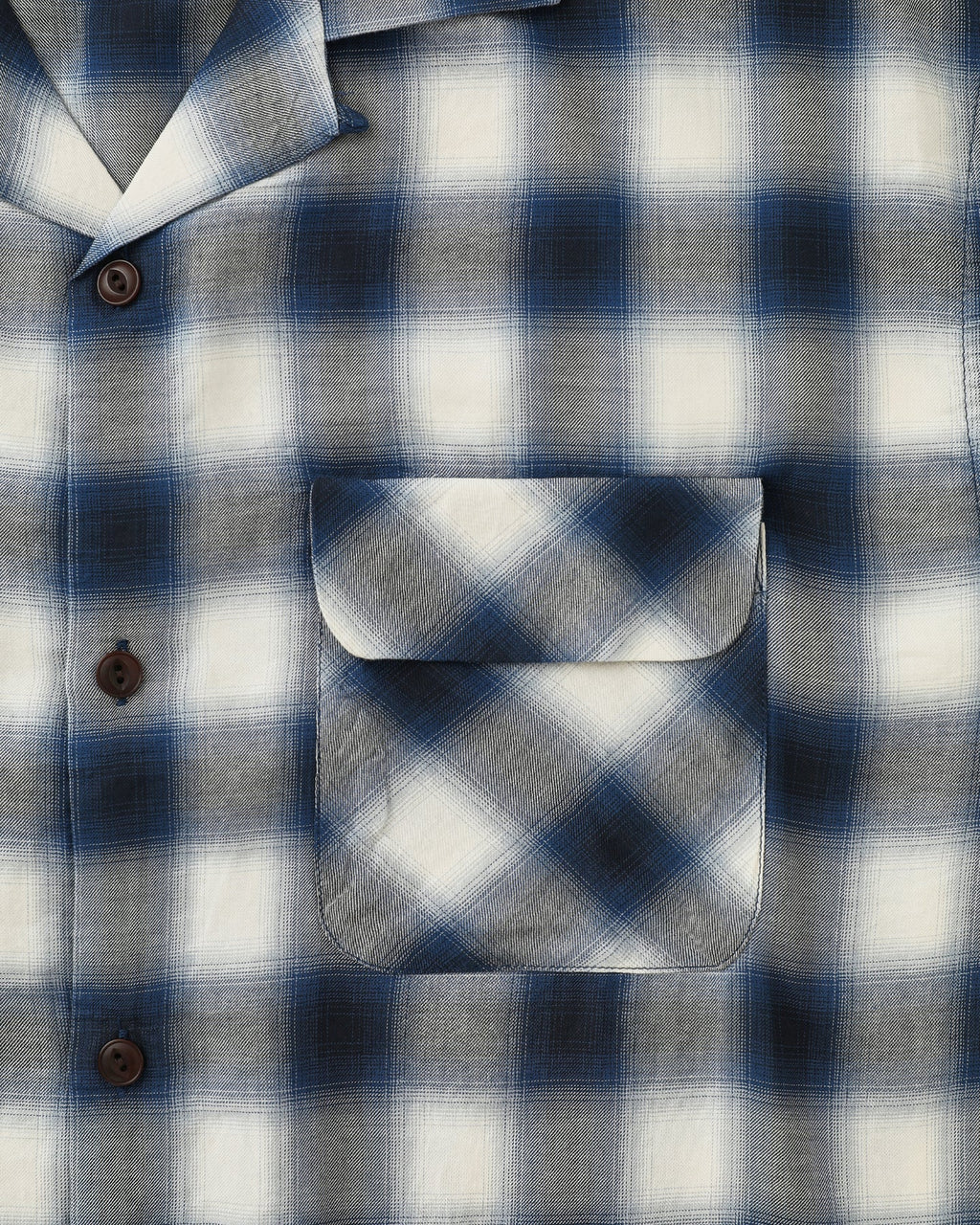 Khakis - Shadow Plaid S/S Shirt (Blue) product image 3 | TRAB K-Fashion Australia