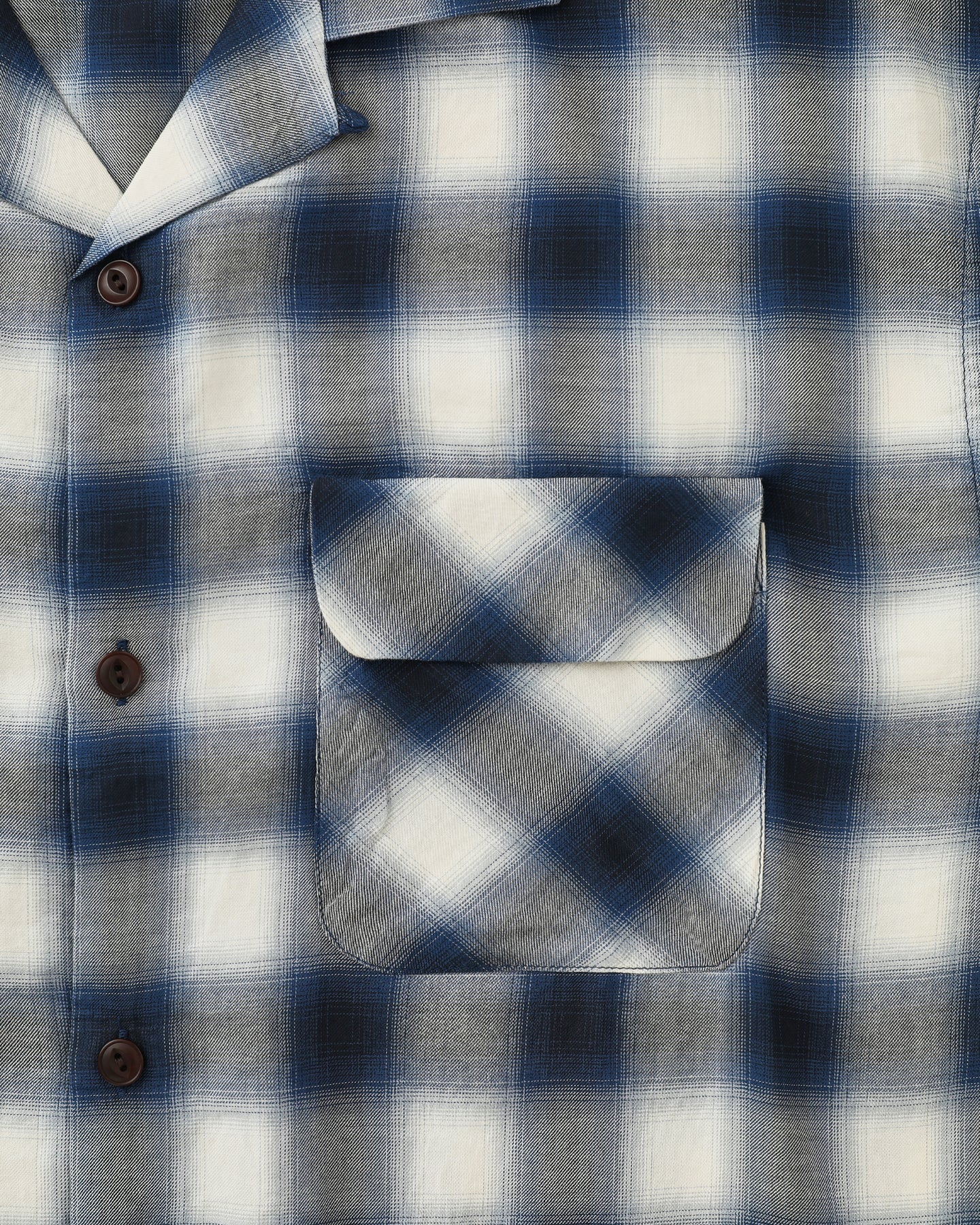 Khakis - Shadow Plaid S/S Shirt (Blue) product image 3 | TRAB K-Fashion Australia