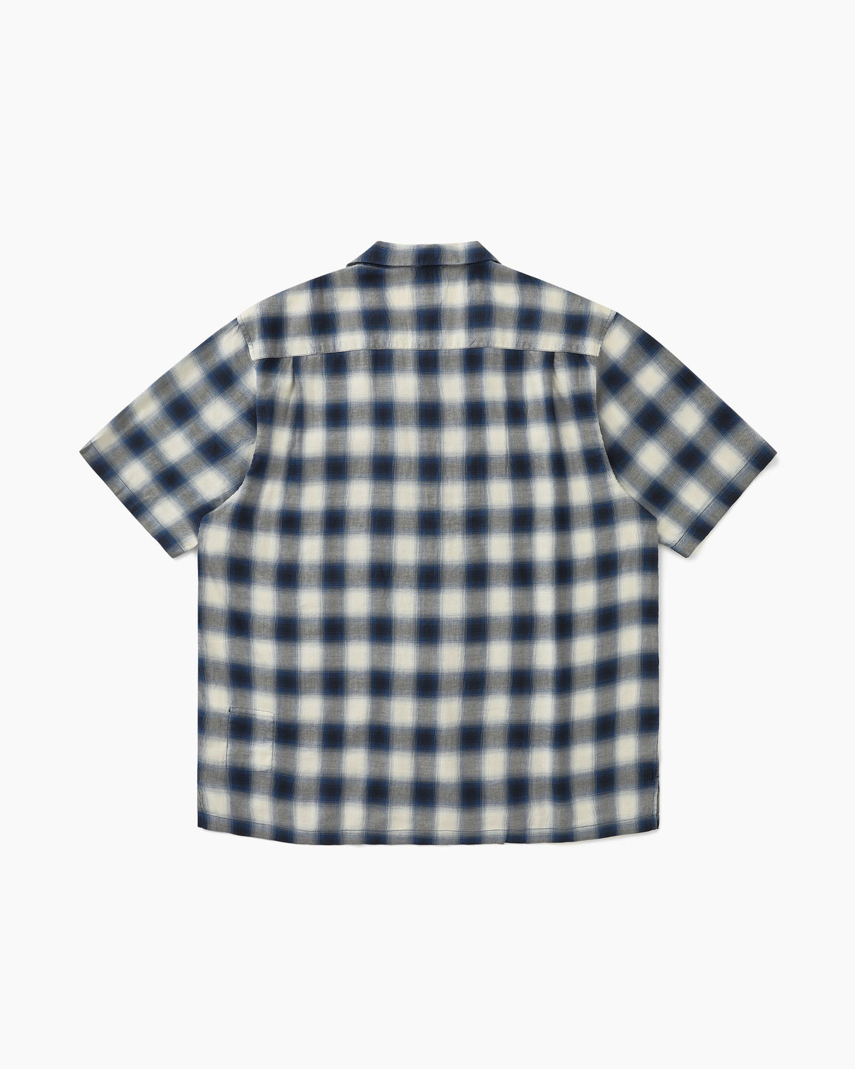 Khakis - Shadow Plaid S/S Shirt (Blue) product image 4 | TRAB K-Fashion Australia