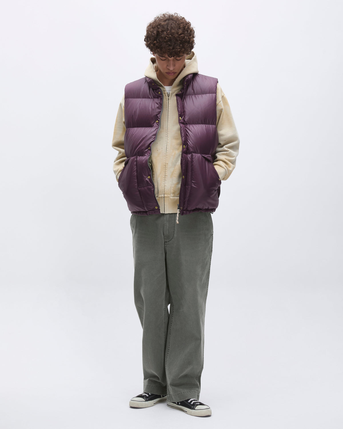 Khakis - Snowfield Down Vest (Burgundy) product image 9 | TRAB K-Fashion Australia