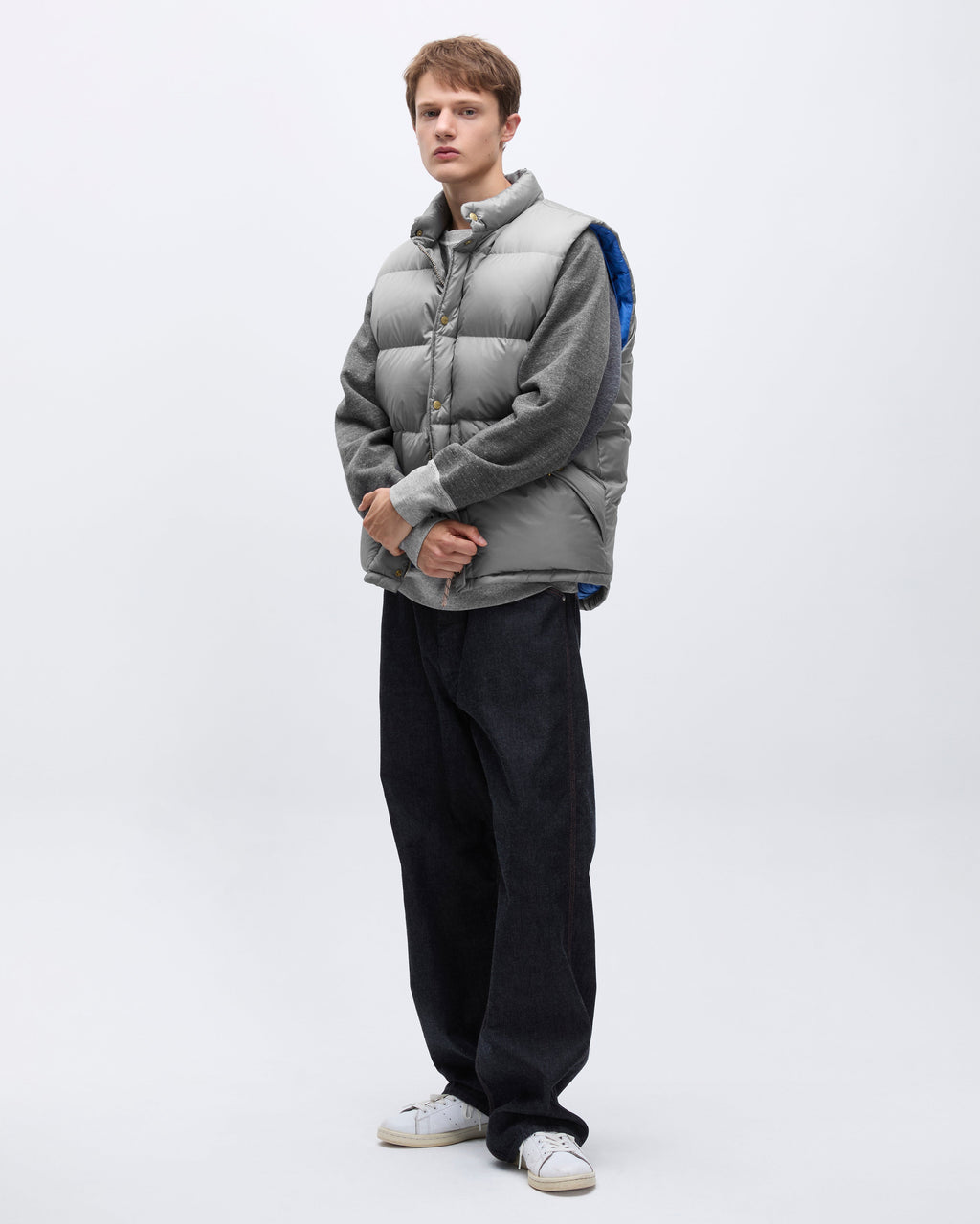 Khakis - Snowfield Down Vest (Grey) product image 8 | TRAB K-Fashion Australia