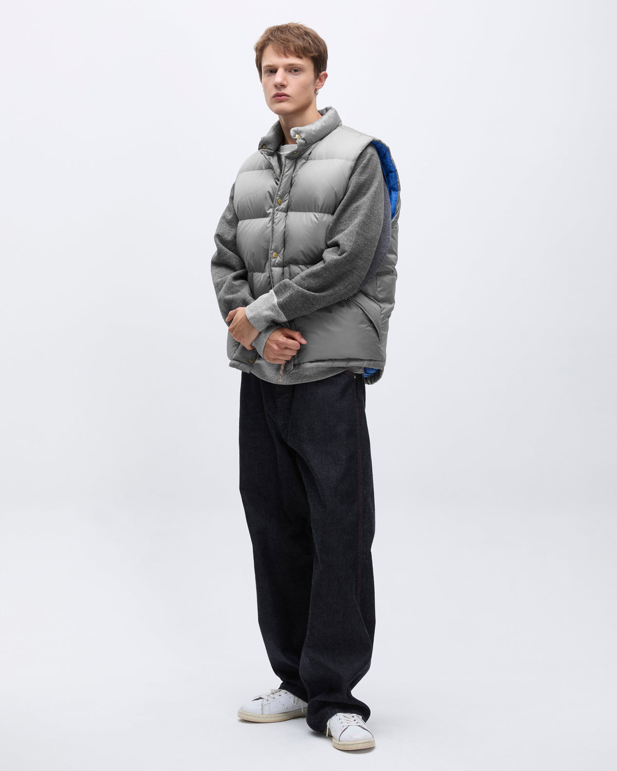 Khakis - Snowfield Down Vest (Grey) product image 8 | TRAB K-Fashion Australia