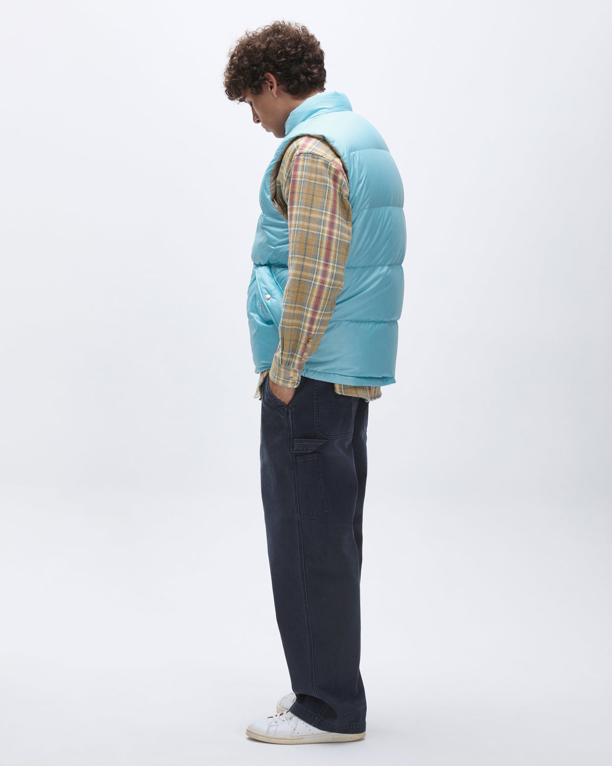 Khakis - Snowfield Down Vest (Sky) product image 8 | TRAB K-Fashion Australia
