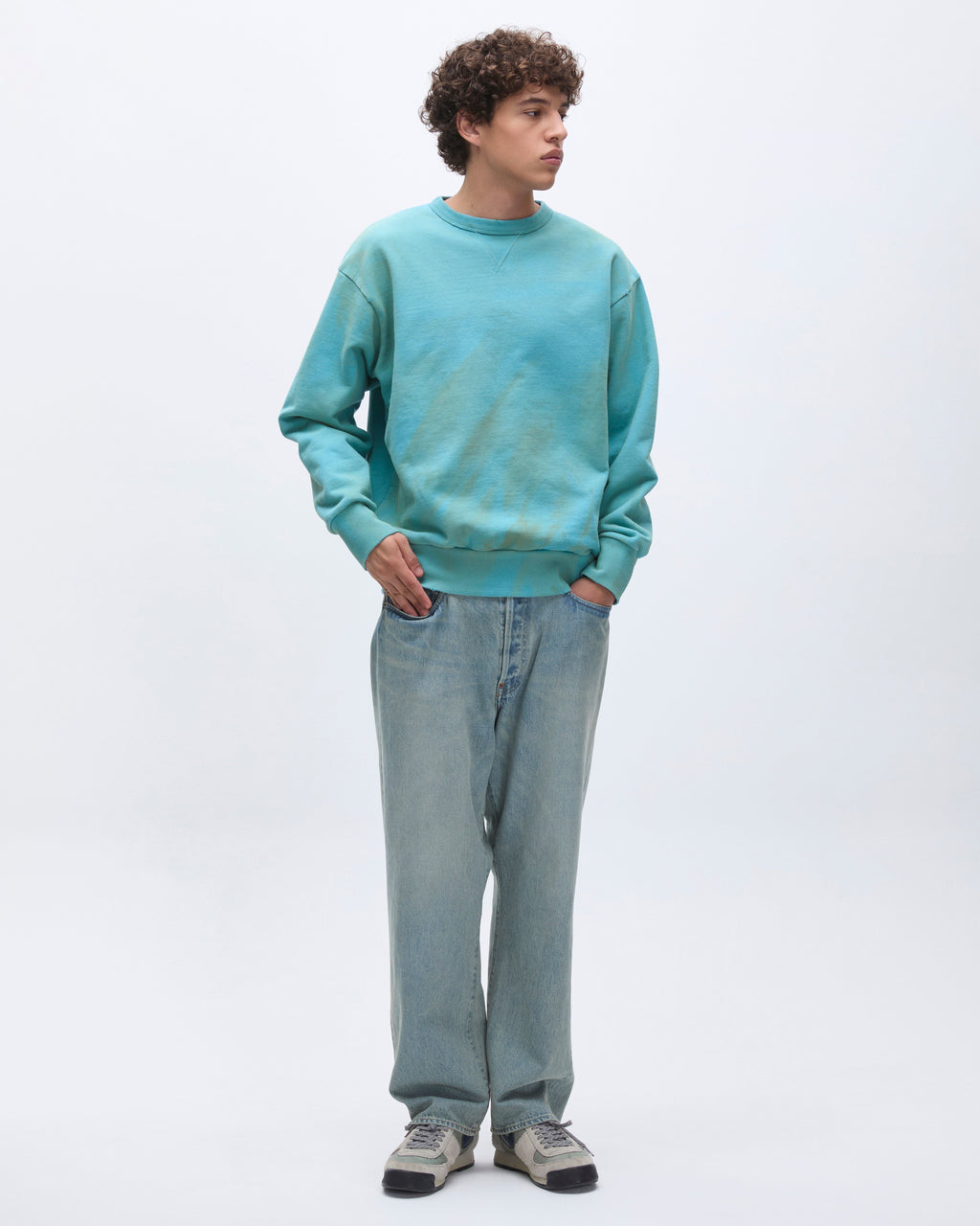 Khakis - Stained Crewneck (Blue) product image 5 | TRAB K-Fashion Australia
