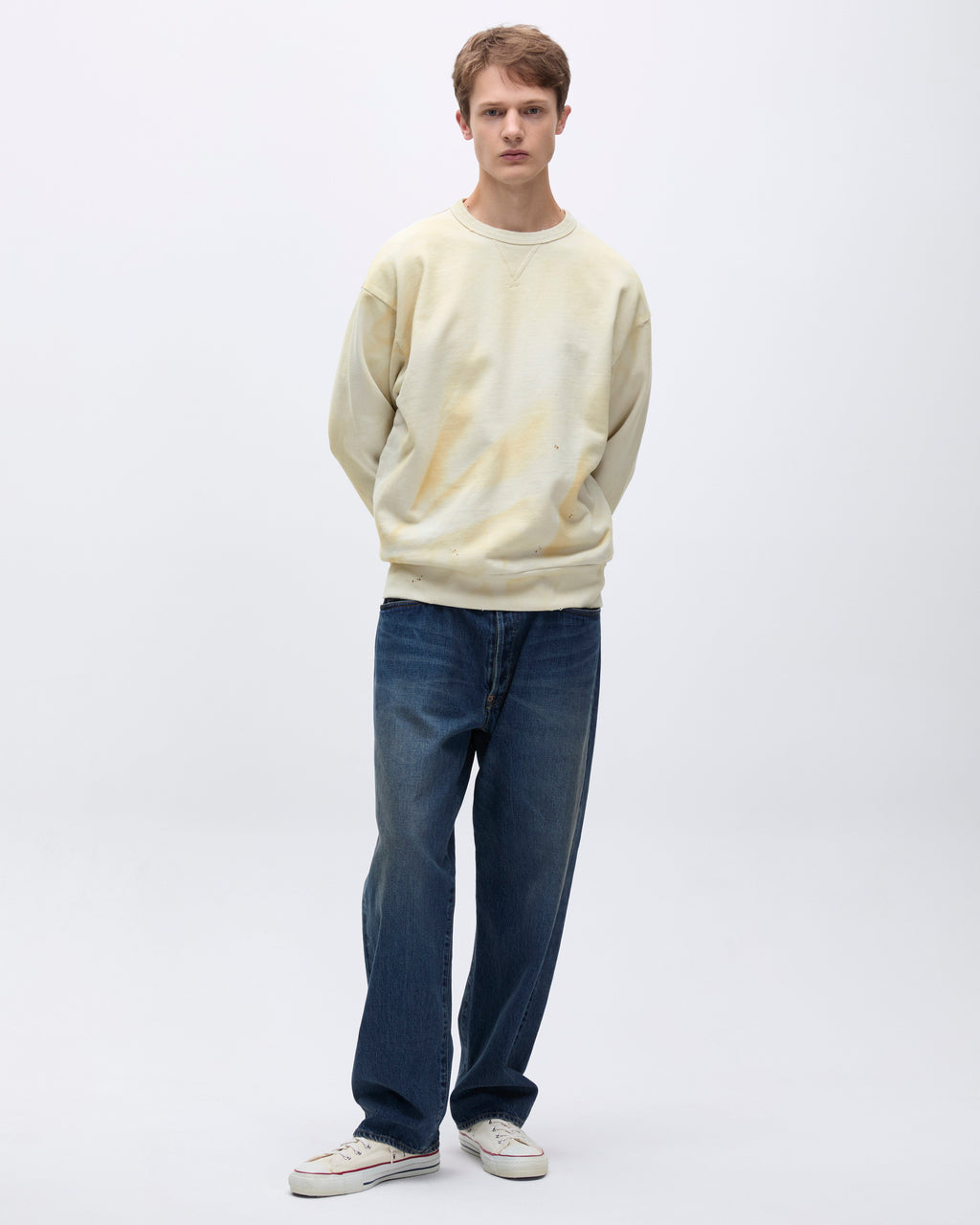 Khakis - Stained Crewneck (Ivory) product image 6 | TRAB K-Fashion Australia
