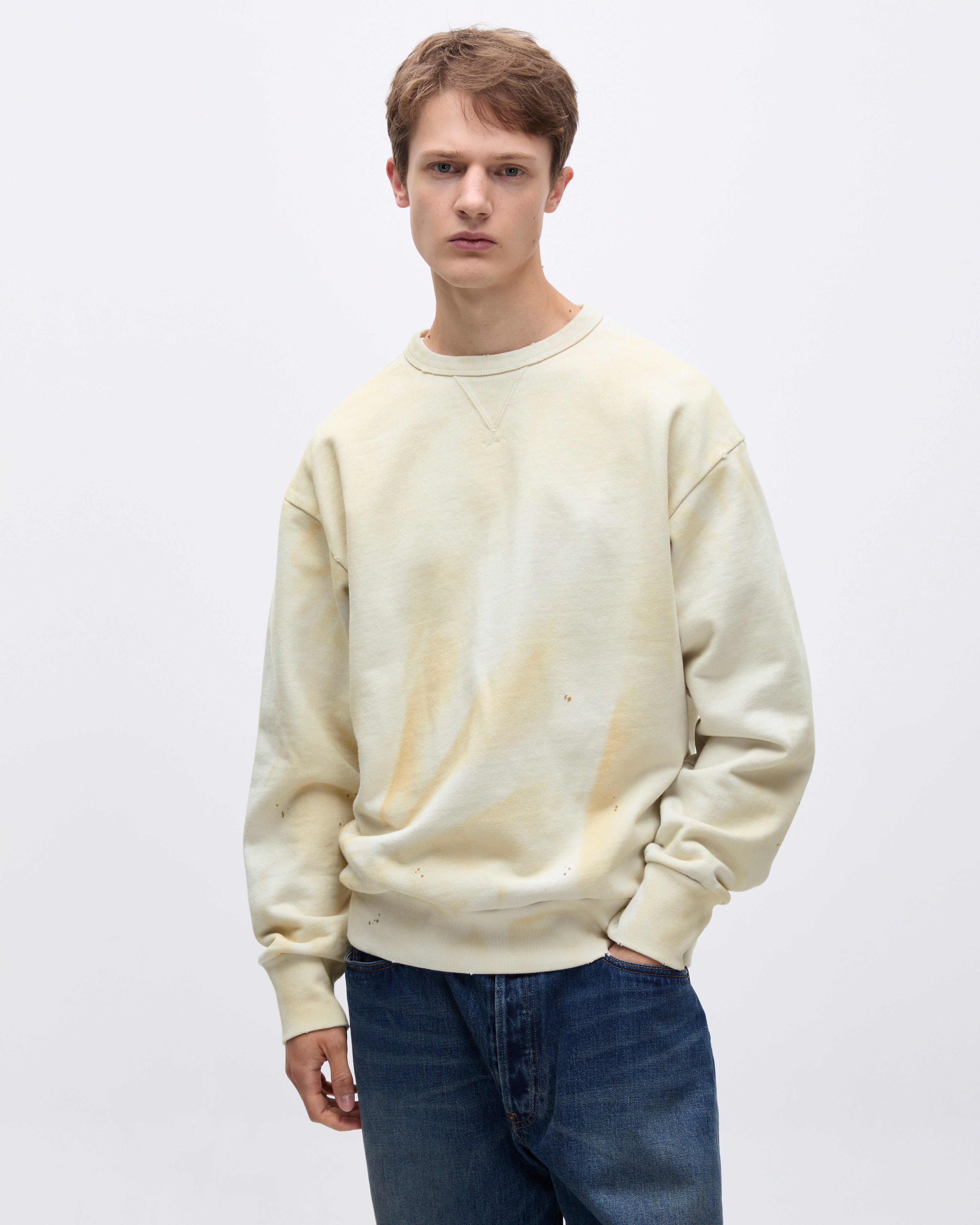 Khakis - Stained Crewneck (Ivory) product image 5 | TRAB K-Fashion Australia