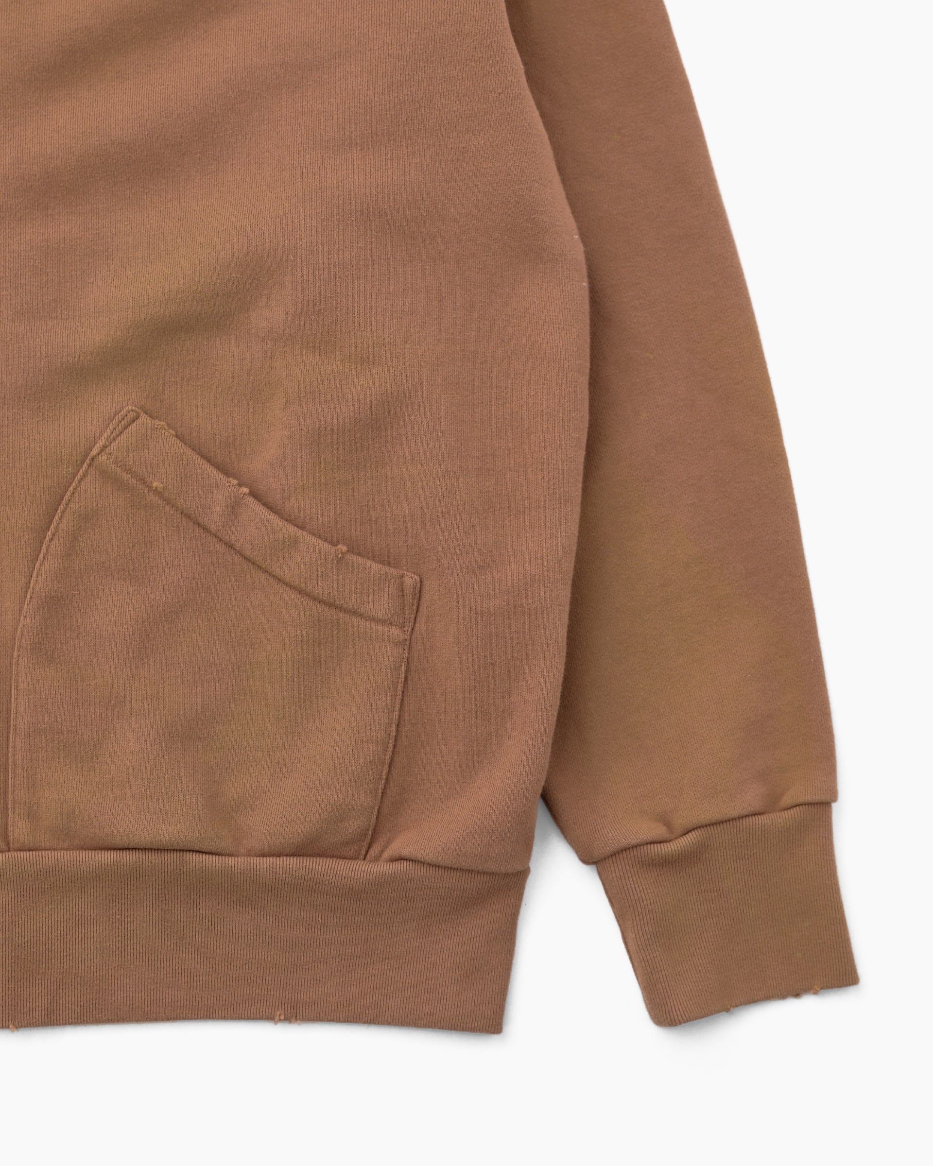 Khakis - Stained Full Zip Hoodie (Brick) product image 3 | TRAB K-Fashion Australia