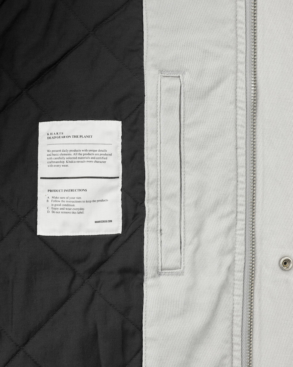 Khakis - Station Jacket (Grey) product image 5 | TRAB K-Fashion Australia