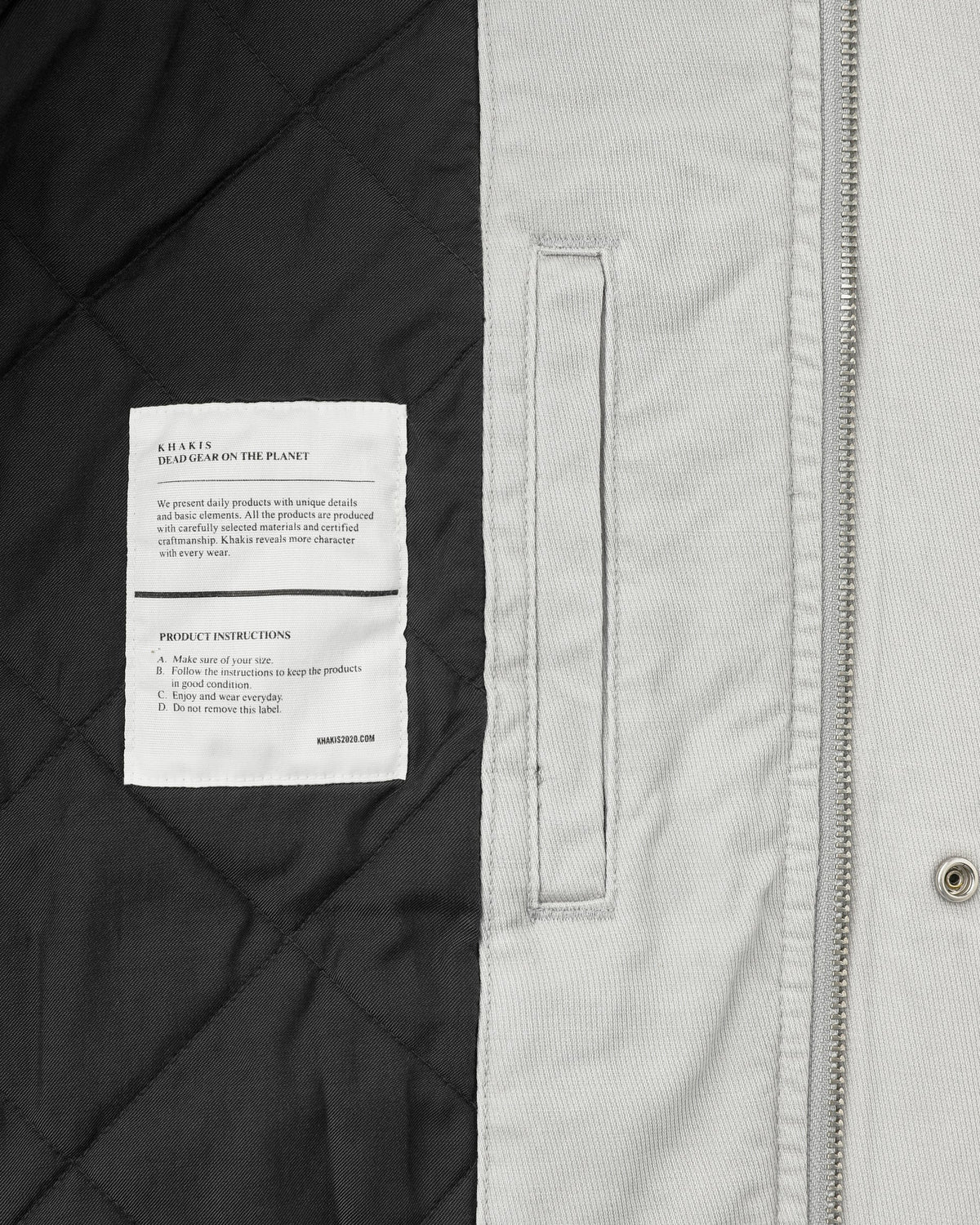 Khakis - Station Jacket (Grey) product image 5 | TRAB K-Fashion Australia